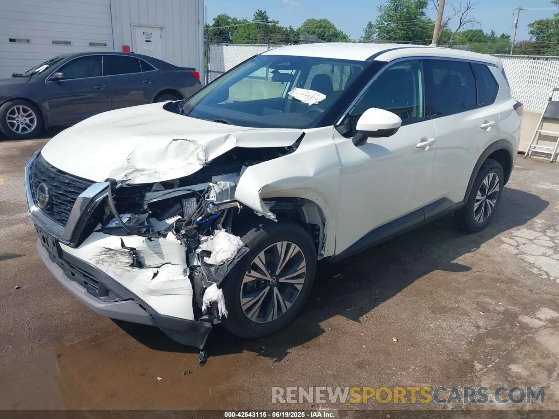 2 Photograph of a damaged car 5N1AT3BB1MC791070 NISSAN ROGUE 2021