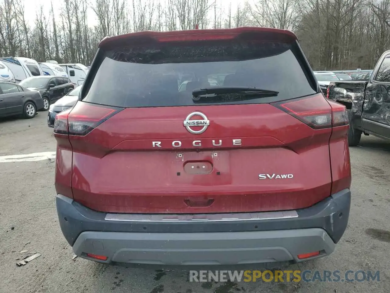 6 Photograph of a damaged car 5N1AT3BB1MC794552 NISSAN ROGUE 2021