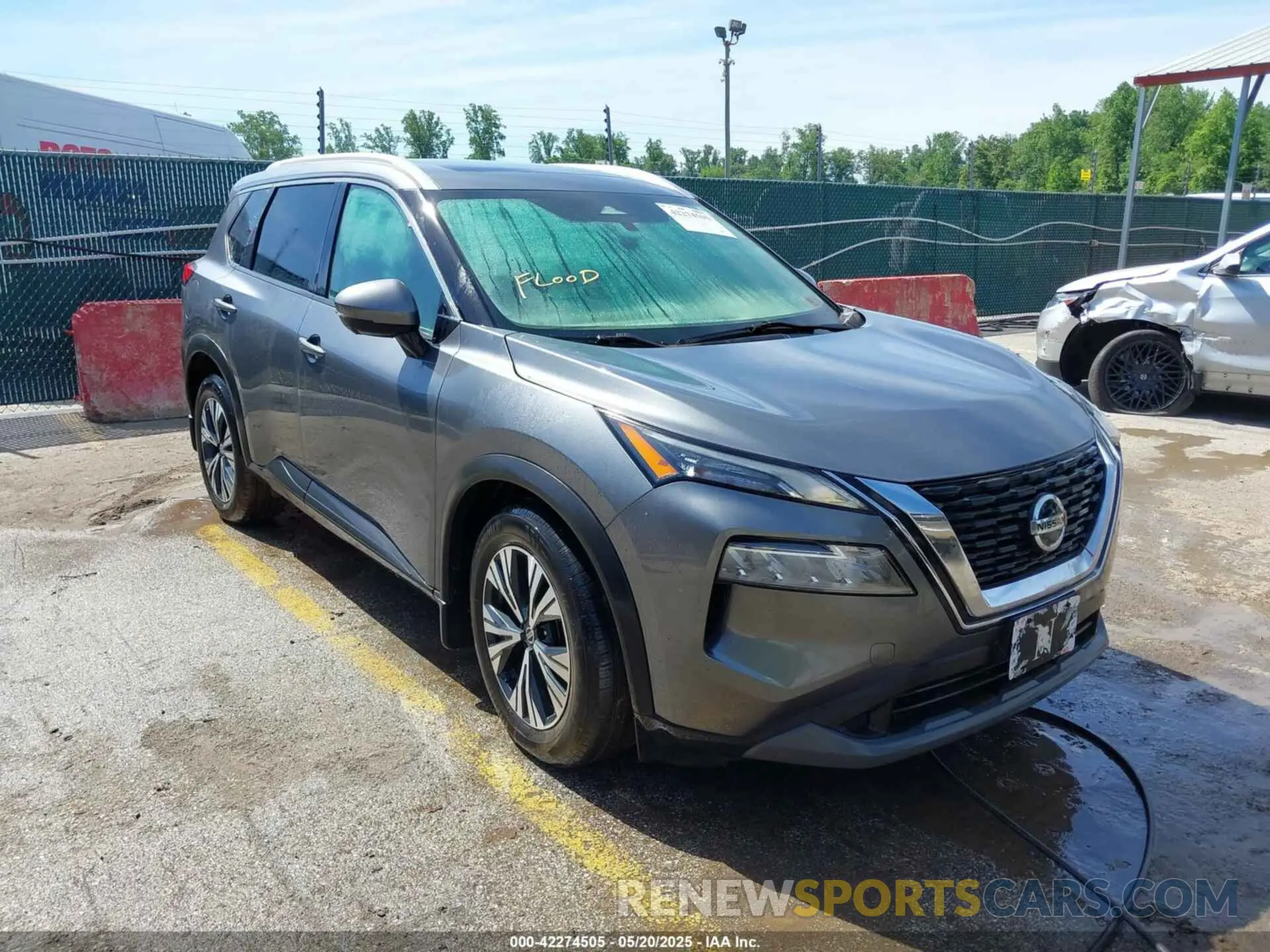 1 Photograph of a damaged car 5N1AT3BB1MC849730 NISSAN ROGUE 2021