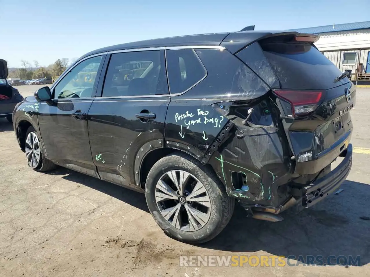 2 Photograph of a damaged car 5N1AT3BB2MC681161 NISSAN ROGUE 2021