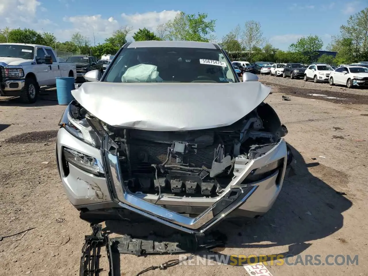 5 Photograph of a damaged car 5N1AT3BB2MC725305 NISSAN ROGUE 2021