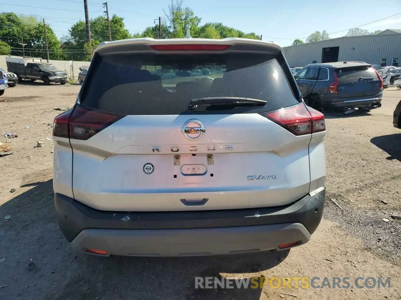 6 Photograph of a damaged car 5N1AT3BB2MC725305 NISSAN ROGUE 2021