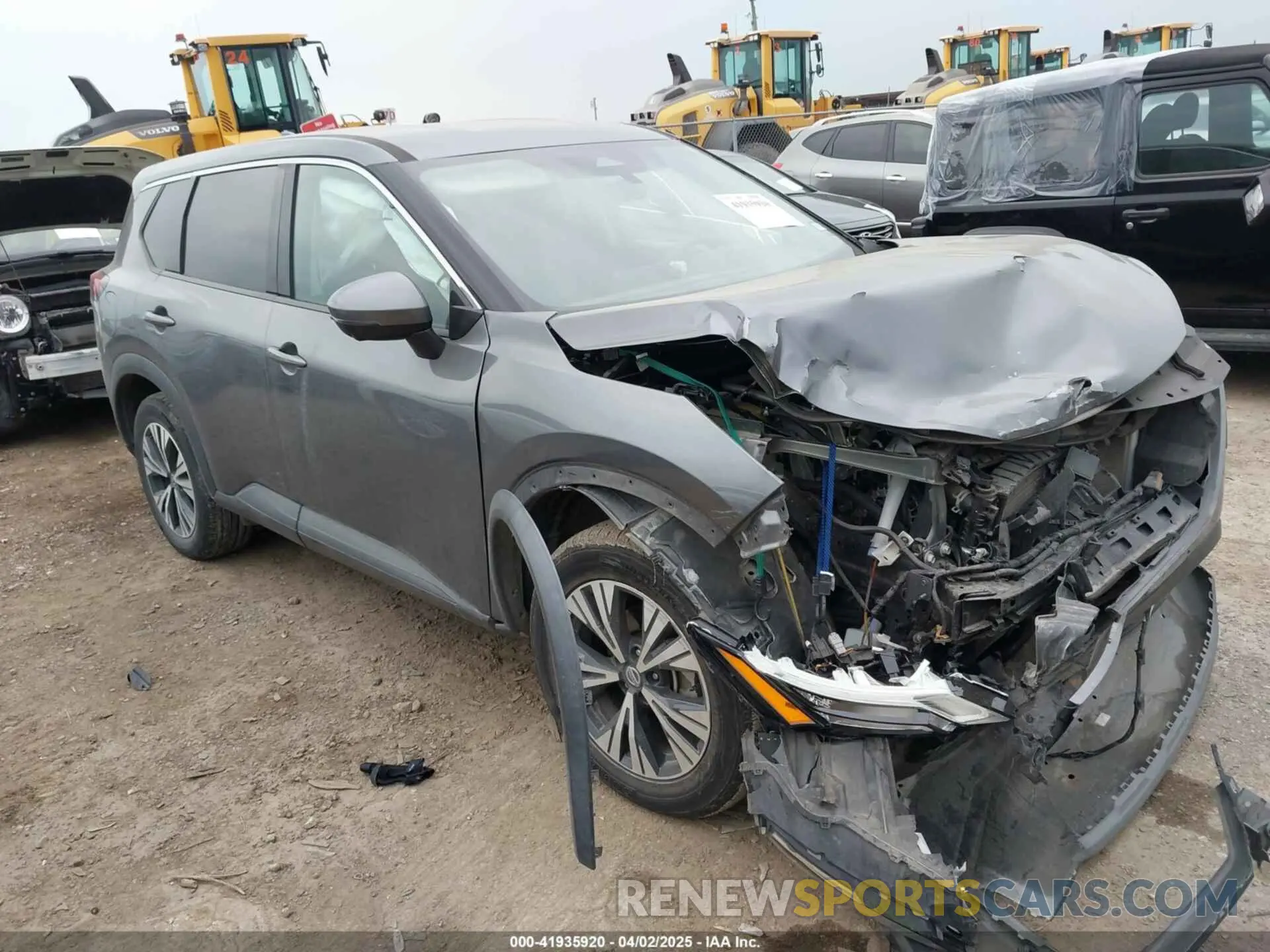 1 Photograph of a damaged car 5N1AT3BB2MC768199 NISSAN ROGUE 2021