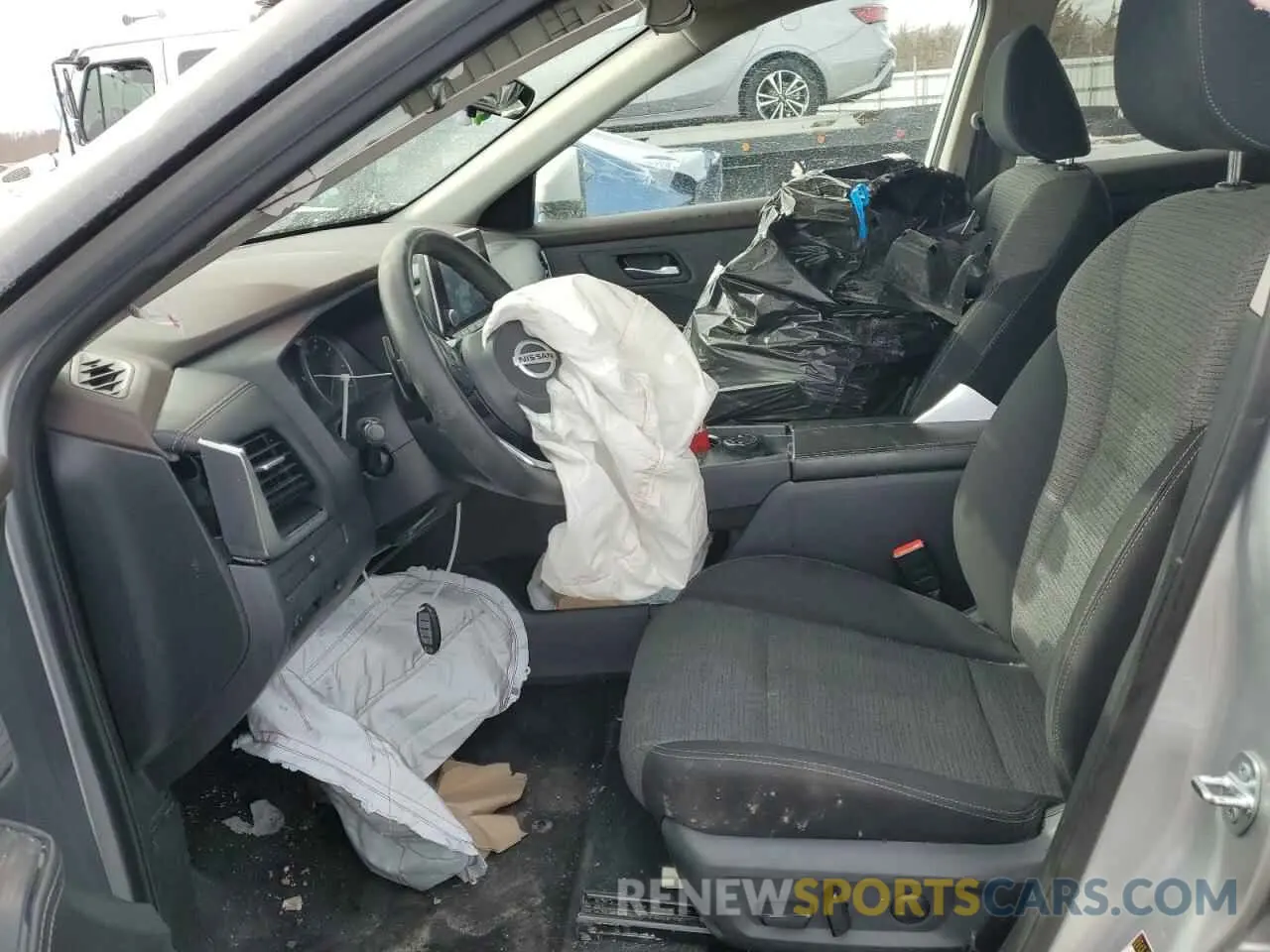 7 Photograph of a damaged car 5N1AT3BB2MC781535 NISSAN ROGUE 2021