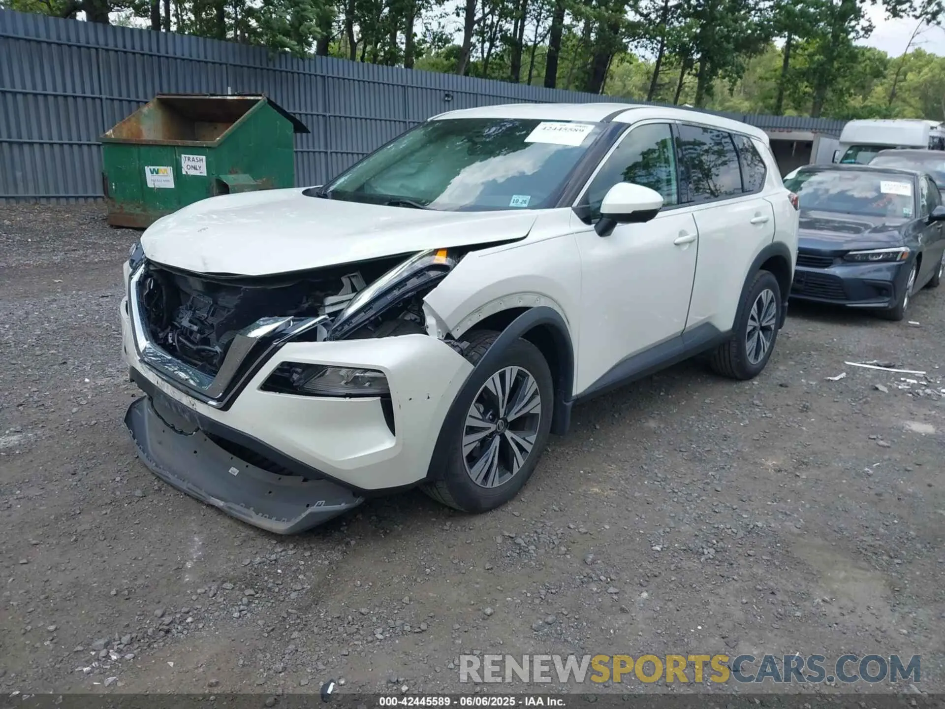 2 Photograph of a damaged car 5N1AT3BB2MC793975 NISSAN ROGUE 2021