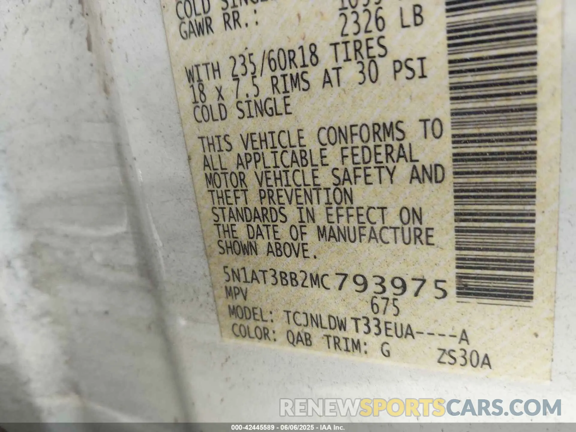 9 Photograph of a damaged car 5N1AT3BB2MC793975 NISSAN ROGUE 2021