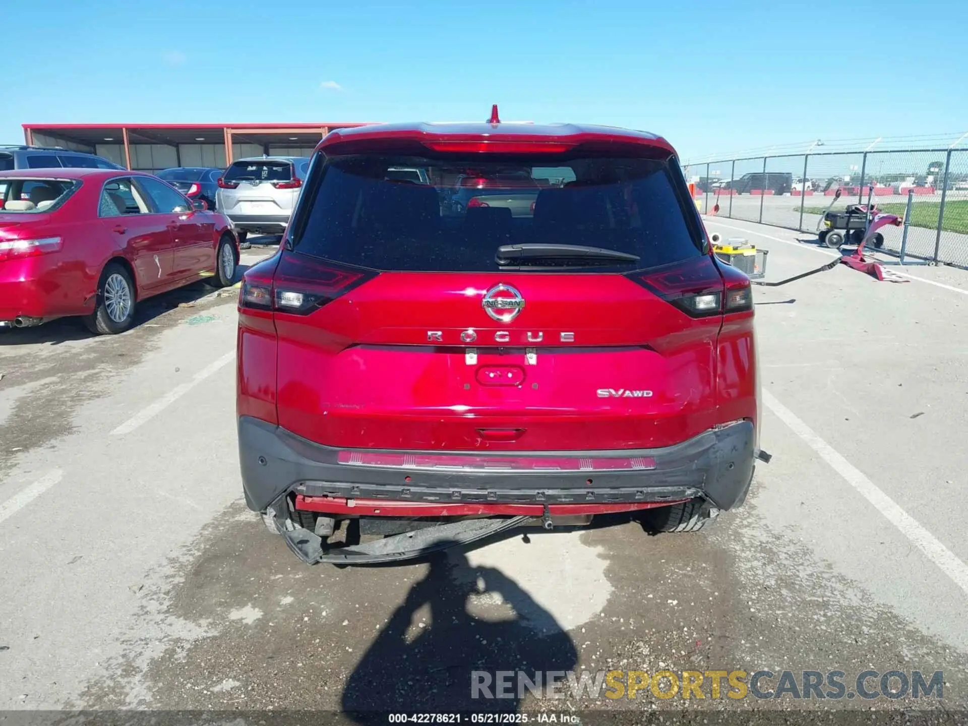 16 Photograph of a damaged car 5N1AT3BB2MC803906 NISSAN ROGUE 2021