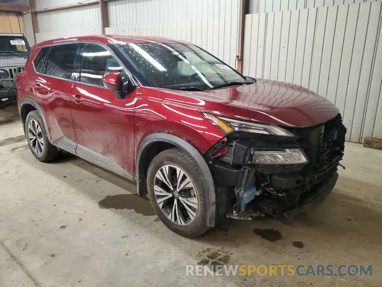 4 Photograph of a damaged car 5N1AT3BB3MC724535 NISSAN ROGUE 2021
