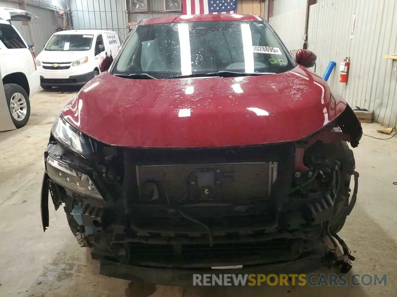5 Photograph of a damaged car 5N1AT3BB3MC724535 NISSAN ROGUE 2021