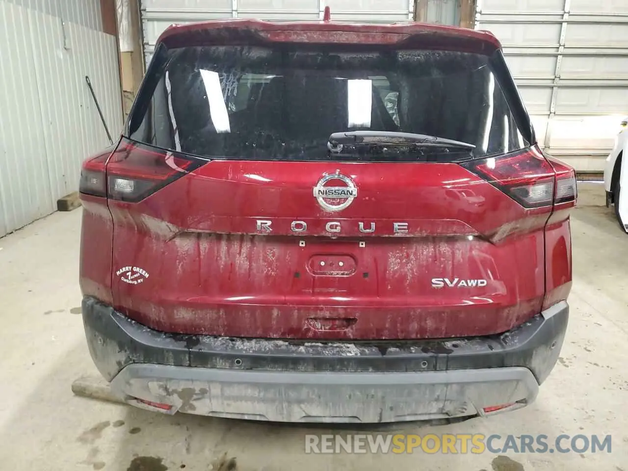 6 Photograph of a damaged car 5N1AT3BB3MC724535 NISSAN ROGUE 2021