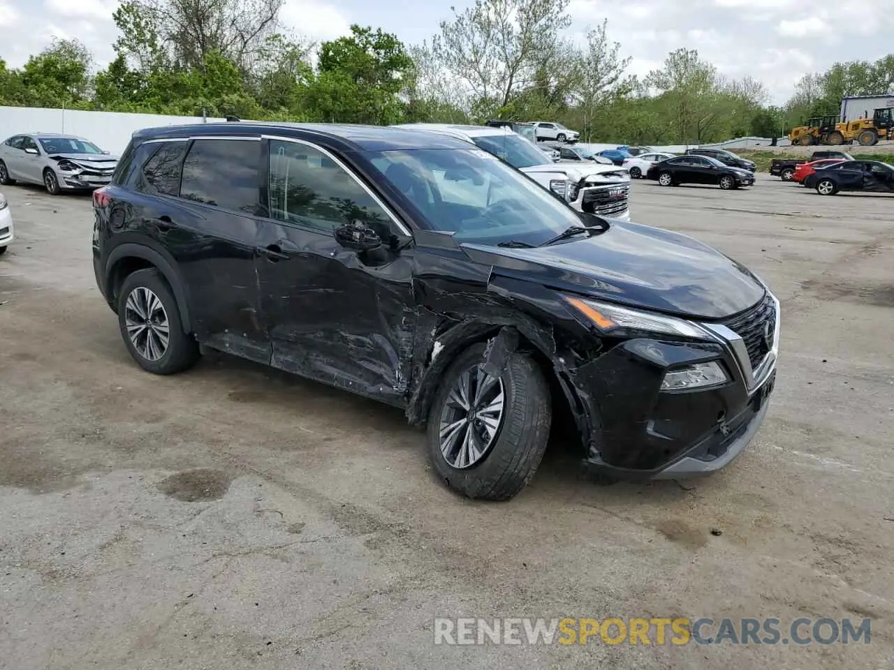 4 Photograph of a damaged car 5N1AT3BB3MC765957 NISSAN ROGUE 2021