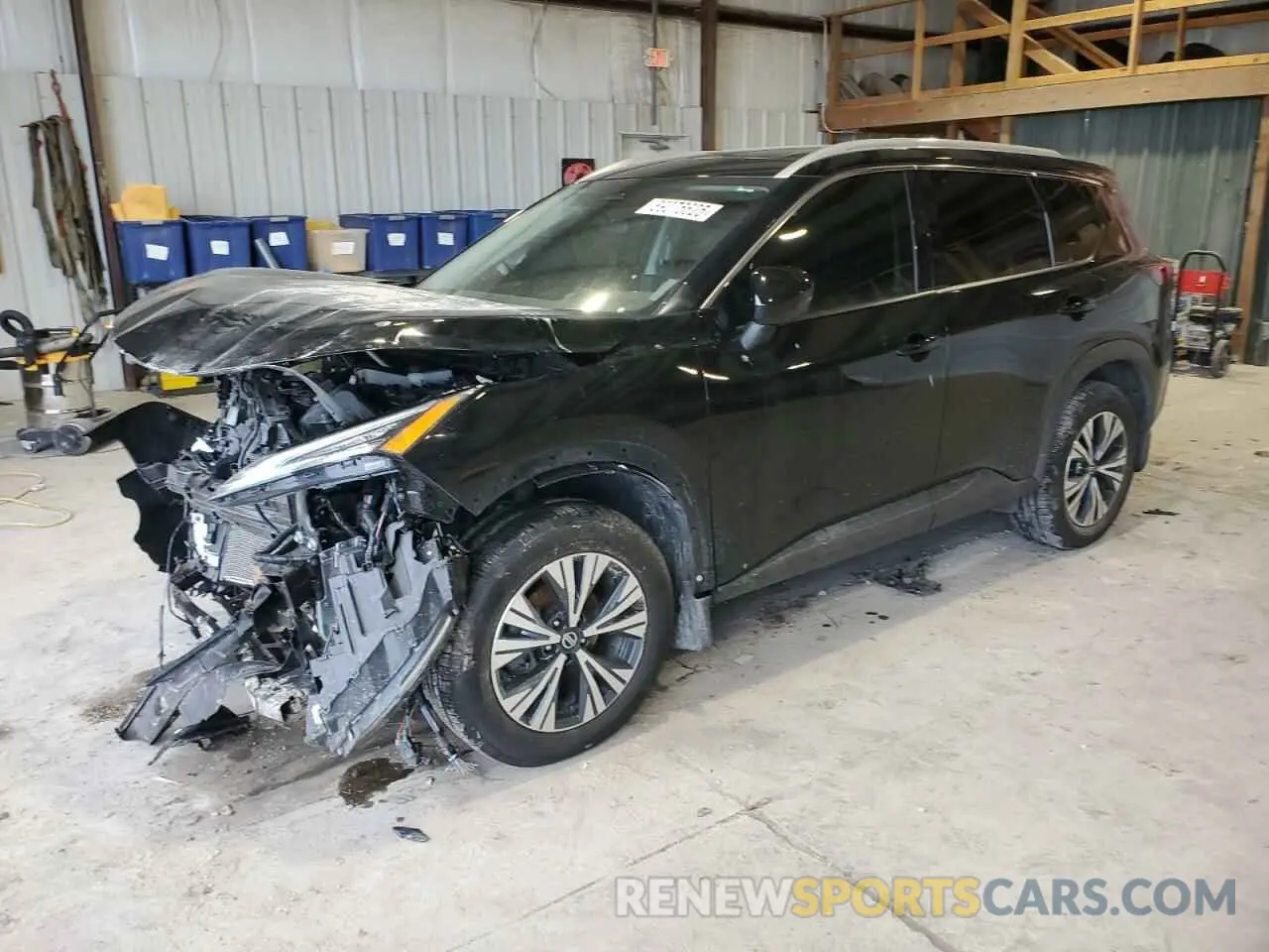 1 Photograph of a damaged car 5N1AT3BB3MC786677 NISSAN ROGUE 2021