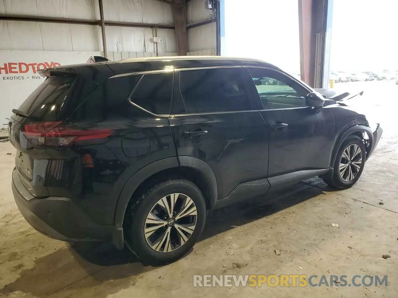 3 Photograph of a damaged car 5N1AT3BB3MC786677 NISSAN ROGUE 2021
