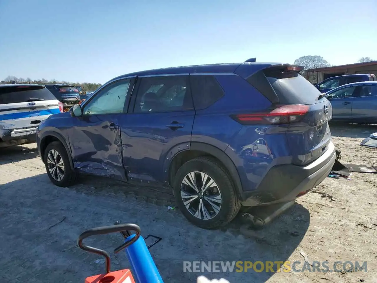 2 Photograph of a damaged car 5N1AT3BB3MC788851 NISSAN ROGUE 2021
