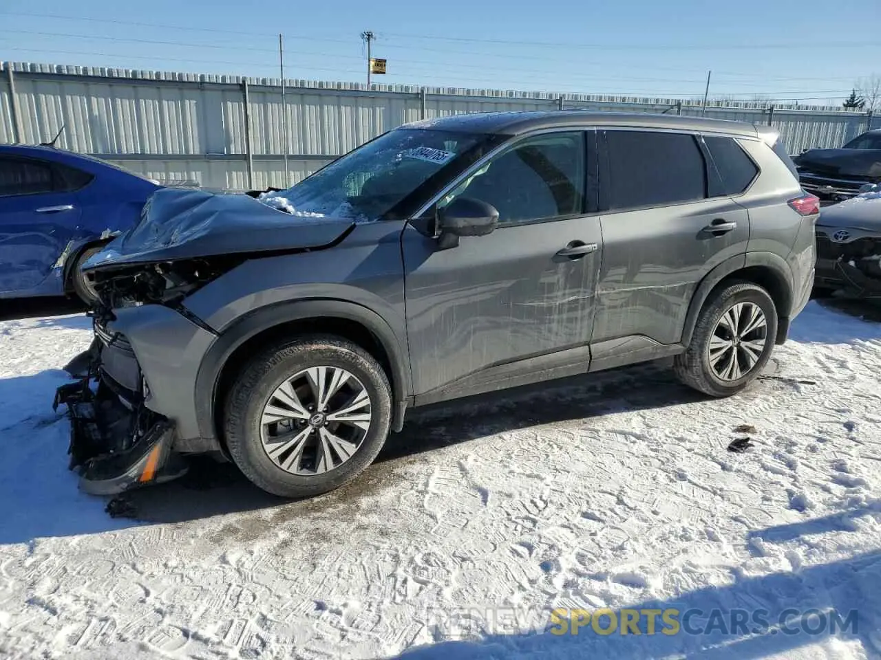 1 Photograph of a damaged car 5N1AT3BB3MC797940 NISSAN ROGUE 2021