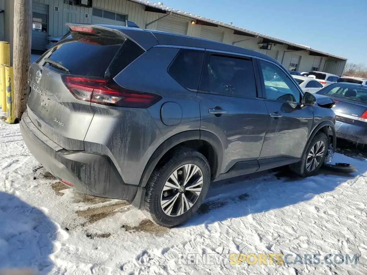 3 Photograph of a damaged car 5N1AT3BB3MC797940 NISSAN ROGUE 2021