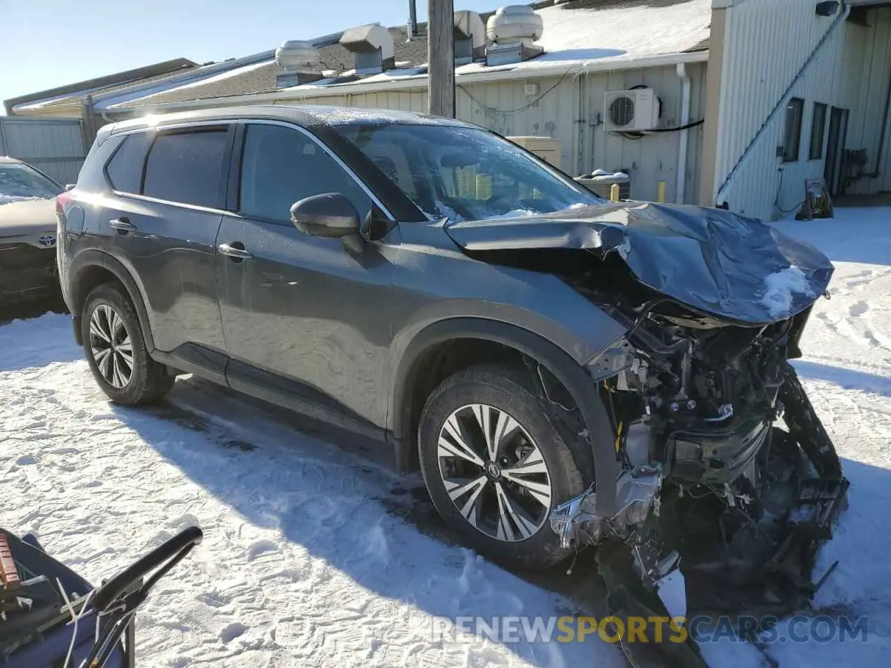 4 Photograph of a damaged car 5N1AT3BB3MC797940 NISSAN ROGUE 2021