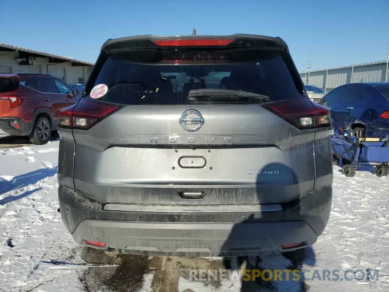 6 Photograph of a damaged car 5N1AT3BB3MC797940 NISSAN ROGUE 2021