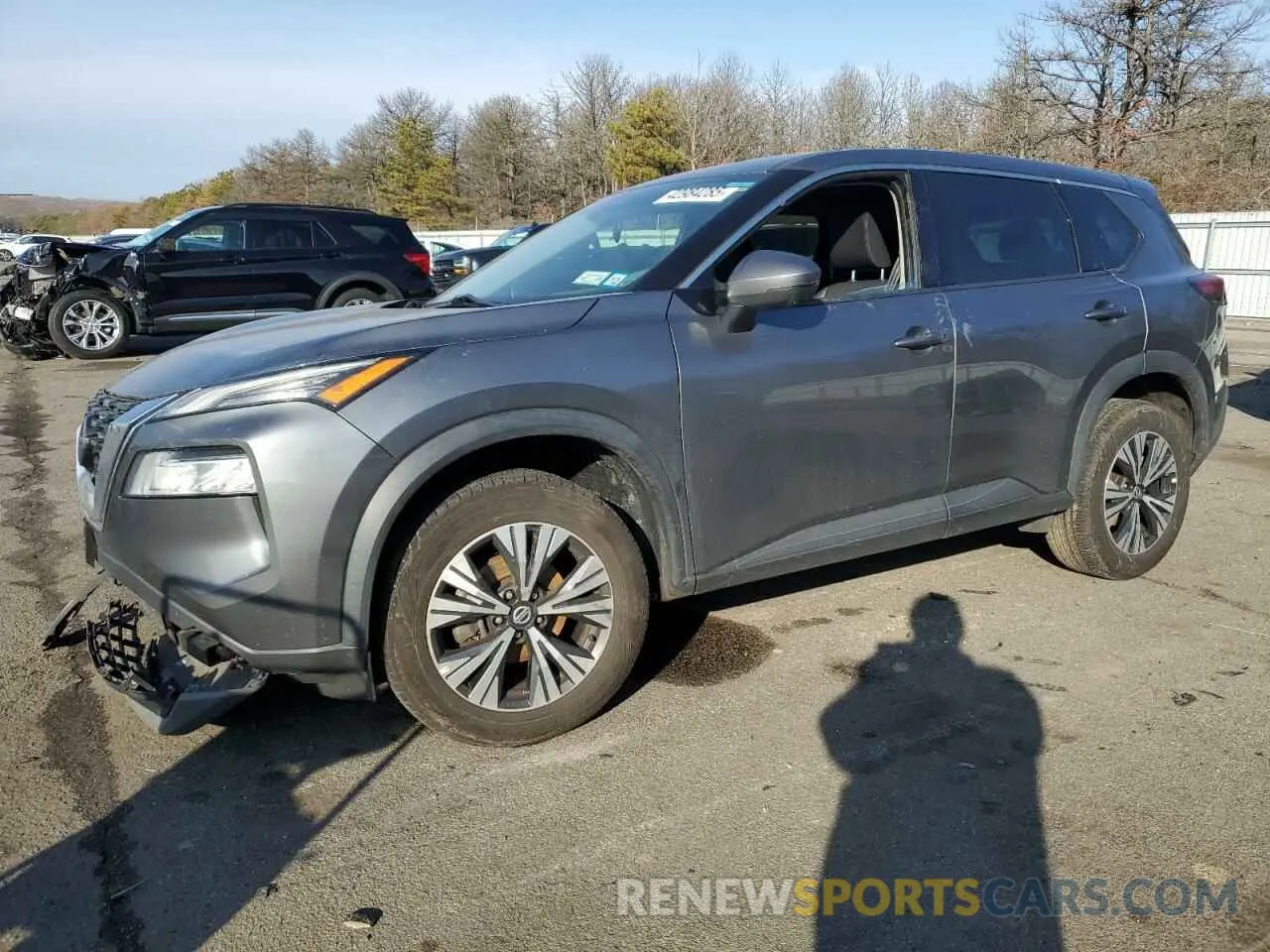 1 Photograph of a damaged car 5N1AT3BB4MC703595 NISSAN ROGUE 2021