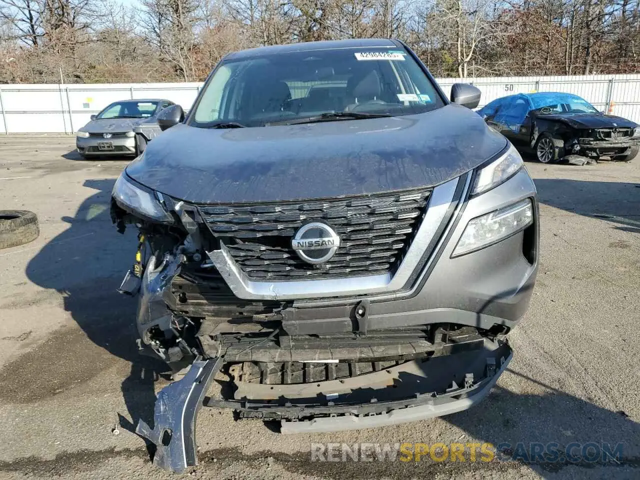 5 Photograph of a damaged car 5N1AT3BB4MC703595 NISSAN ROGUE 2021