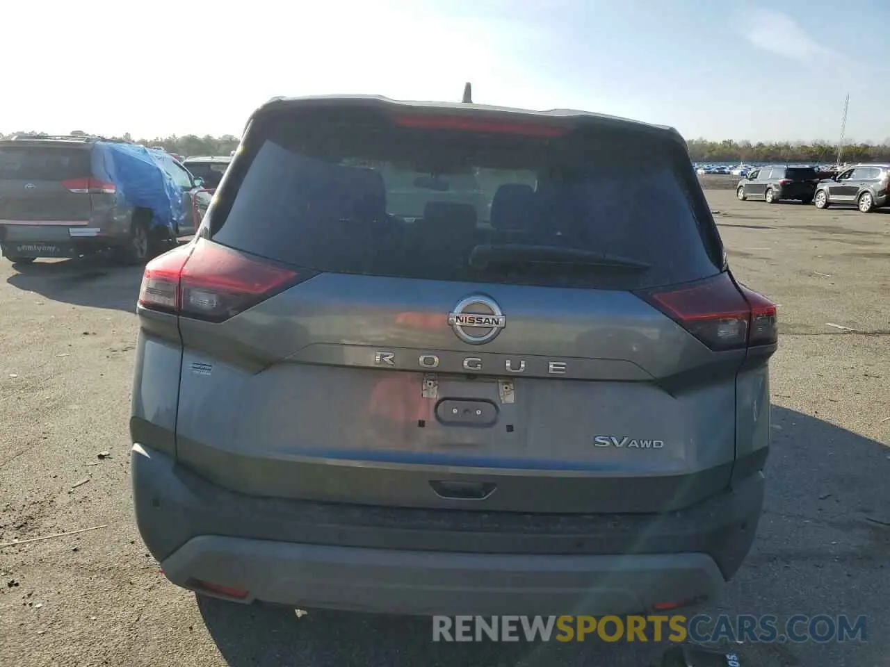 6 Photograph of a damaged car 5N1AT3BB4MC703595 NISSAN ROGUE 2021