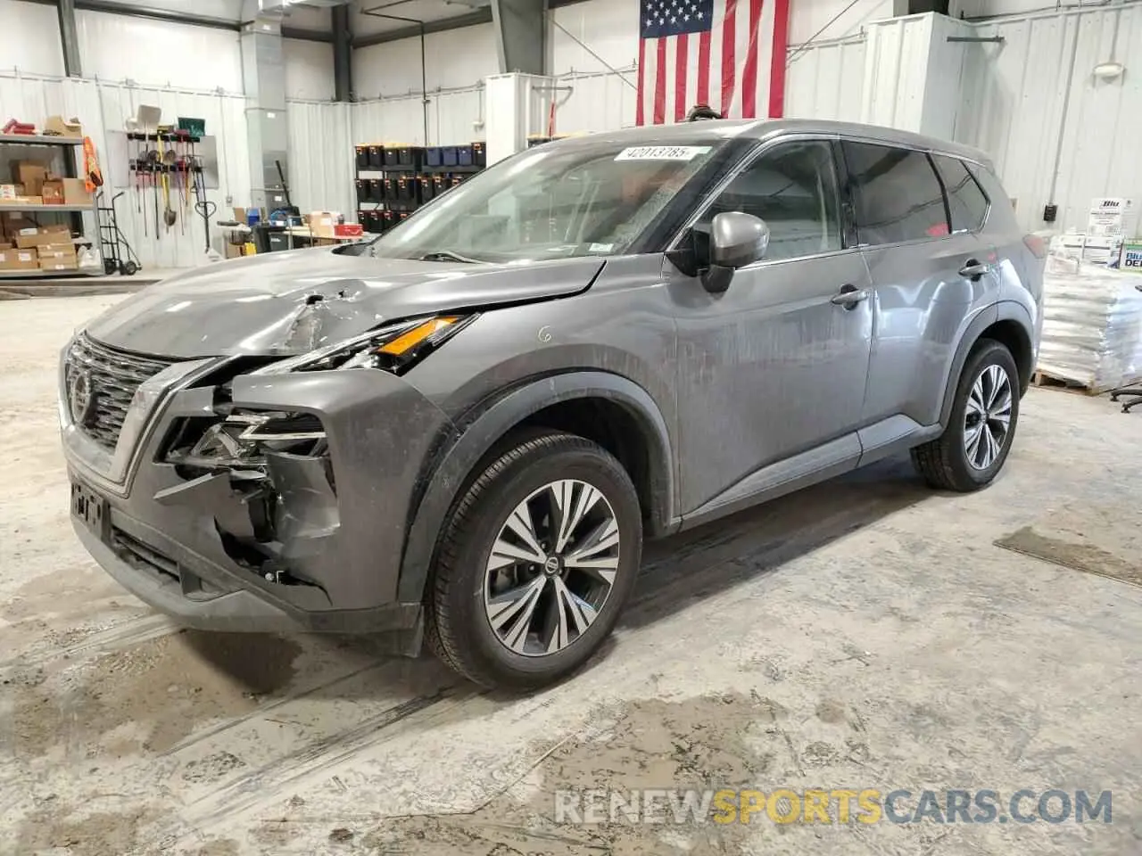 1 Photograph of a damaged car 5N1AT3BB4MC719778 NISSAN ROGUE 2021