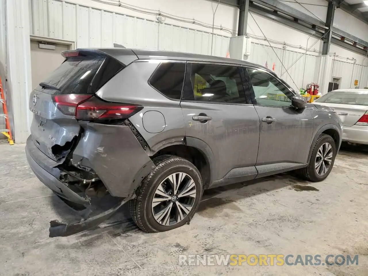 3 Photograph of a damaged car 5N1AT3BB4MC719778 NISSAN ROGUE 2021
