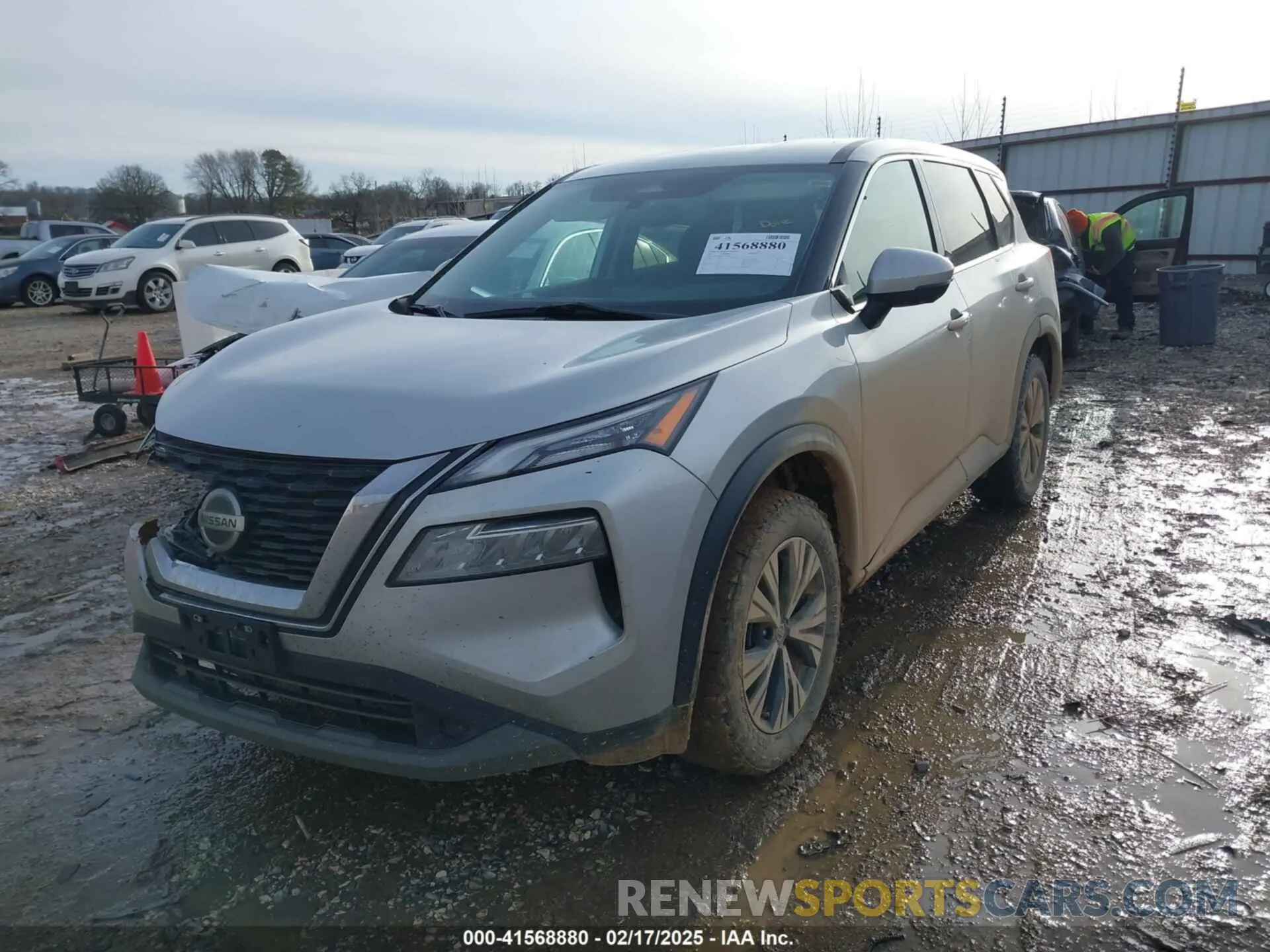 2 Photograph of a damaged car 5N1AT3BB4MC719845 NISSAN ROGUE 2021