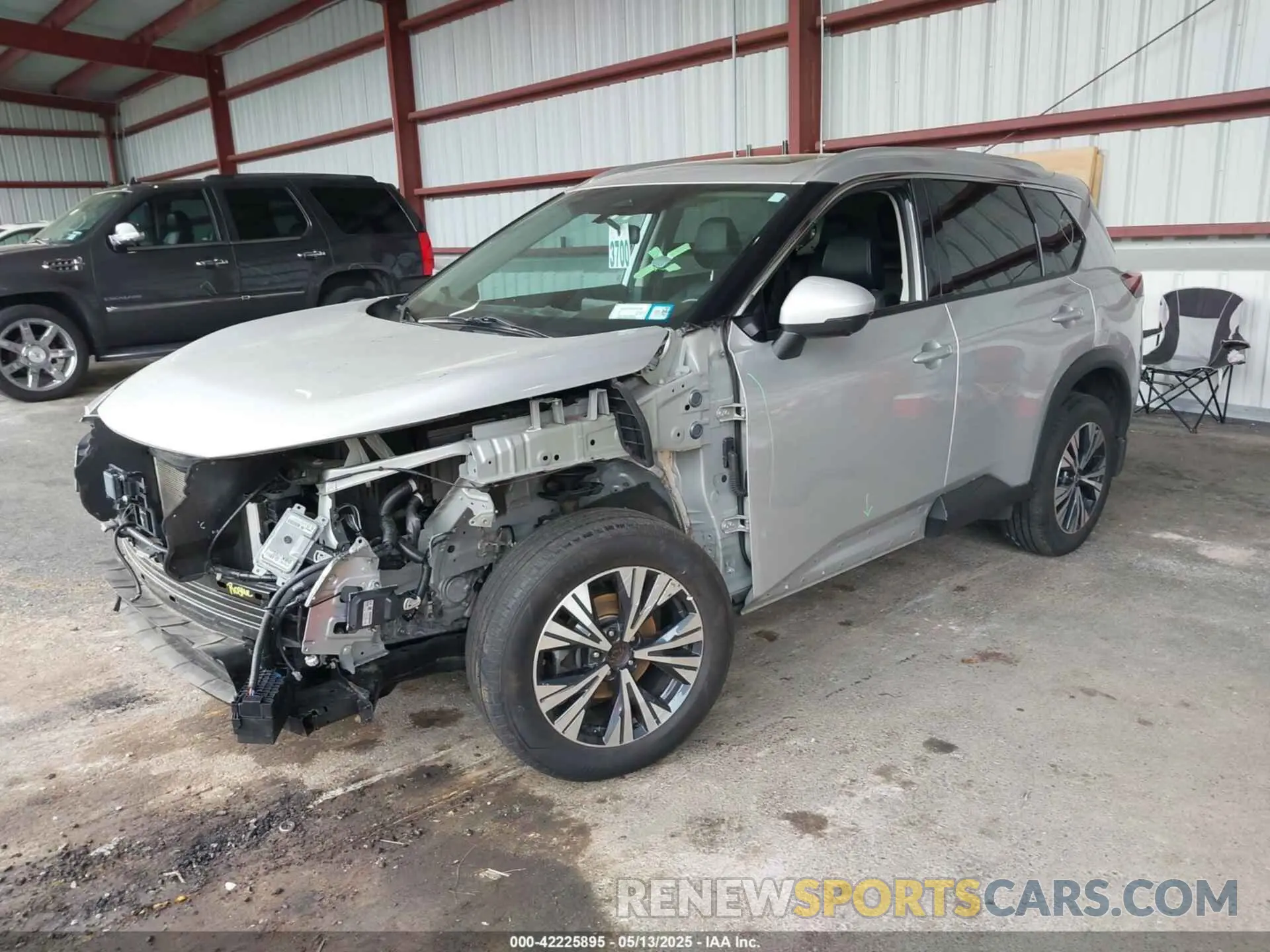 2 Photograph of a damaged car 5N1AT3BB4MC723006 NISSAN ROGUE 2021