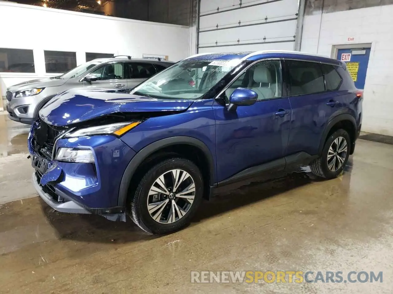 1 Photograph of a damaged car 5N1AT3BB4MC726584 NISSAN ROGUE 2021