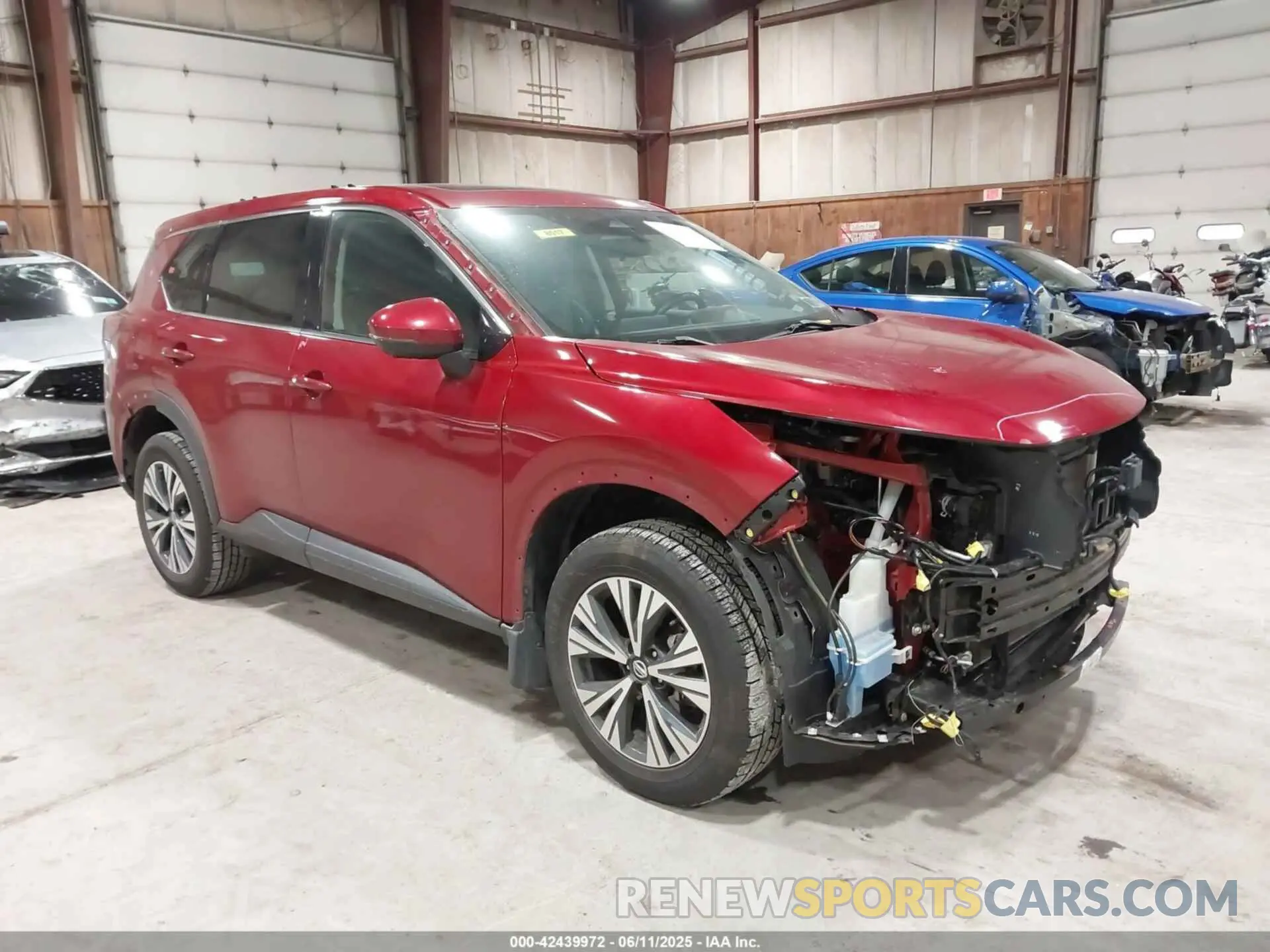 1 Photograph of a damaged car 5N1AT3BB4MC761271 NISSAN ROGUE 2021