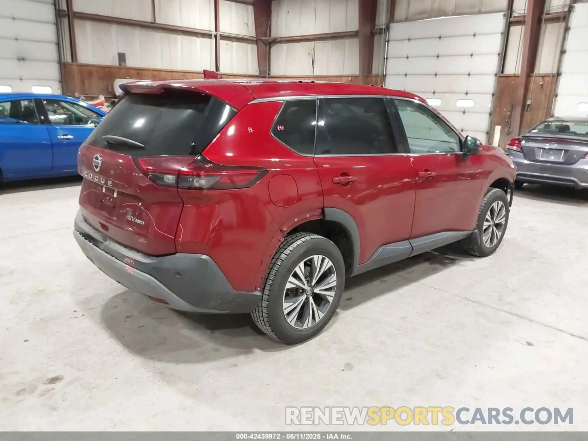 4 Photograph of a damaged car 5N1AT3BB4MC761271 NISSAN ROGUE 2021
