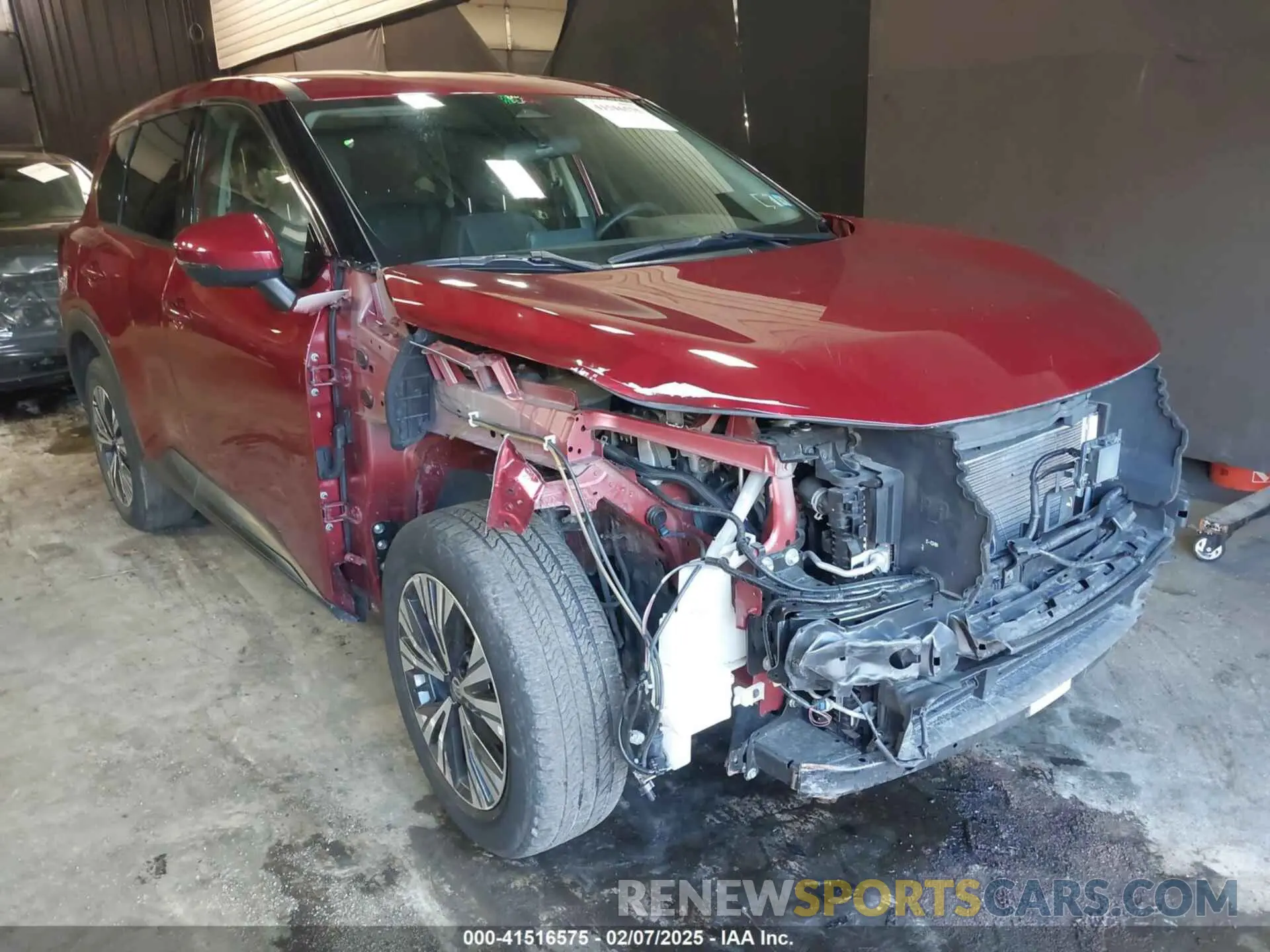 1 Photograph of a damaged car 5N1AT3BB4MC770097 NISSAN ROGUE 2021