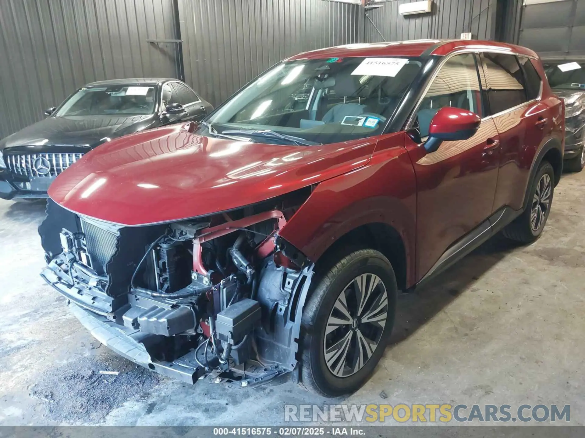 2 Photograph of a damaged car 5N1AT3BB4MC770097 NISSAN ROGUE 2021
