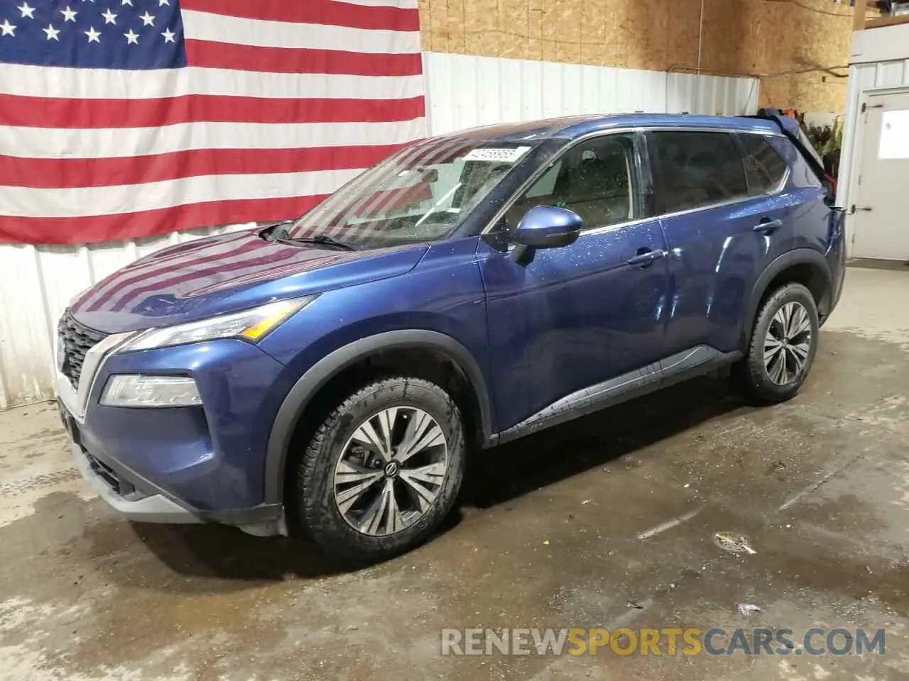 1 Photograph of a damaged car 5N1AT3BB4MC770567 NISSAN ROGUE 2021