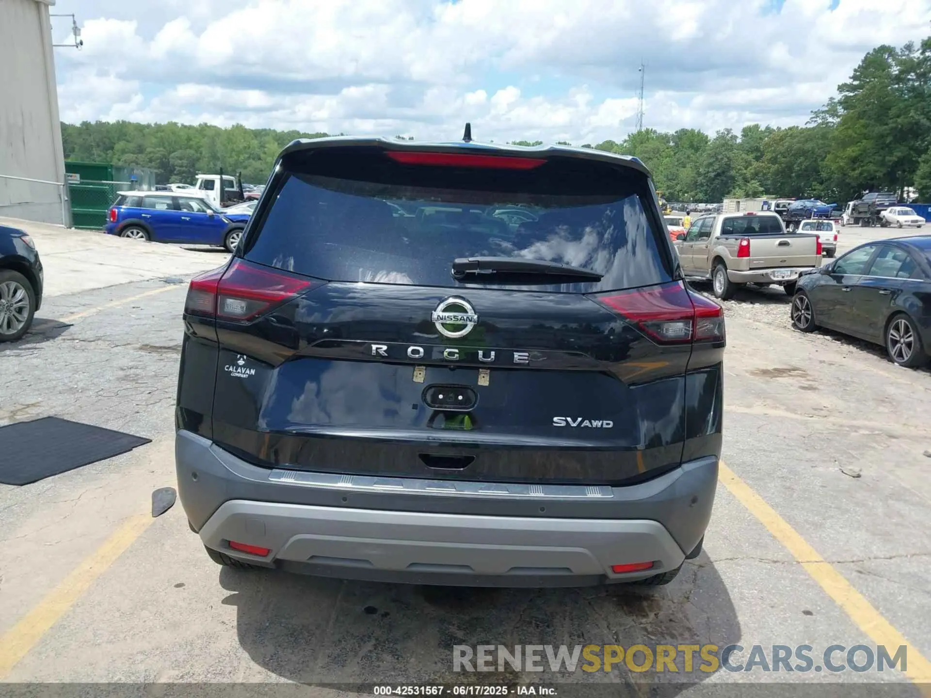 16 Photograph of a damaged car 5N1AT3BB4MC793847 NISSAN ROGUE 2021