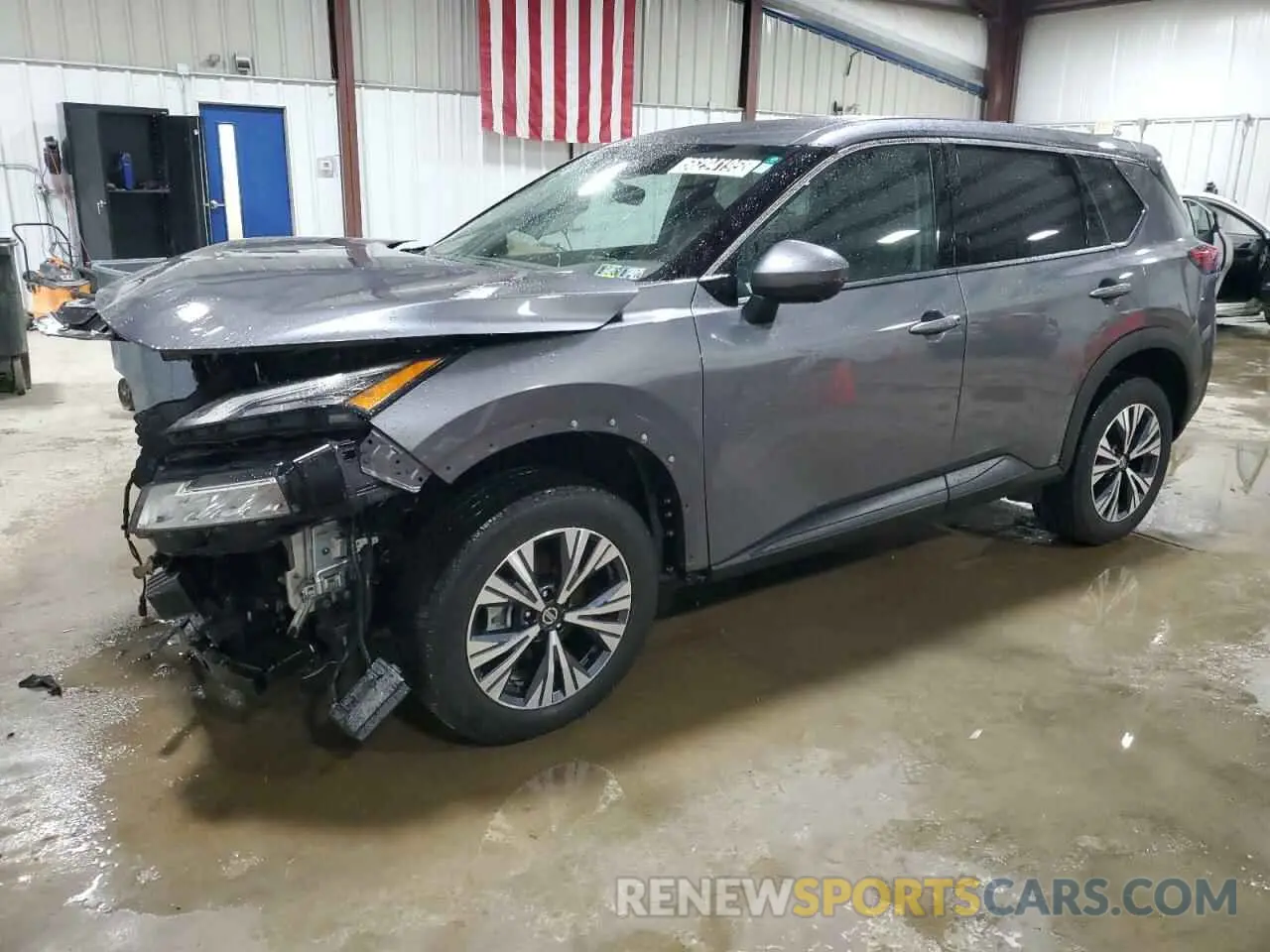 1 Photograph of a damaged car 5N1AT3BB4MC817340 NISSAN ROGUE 2021