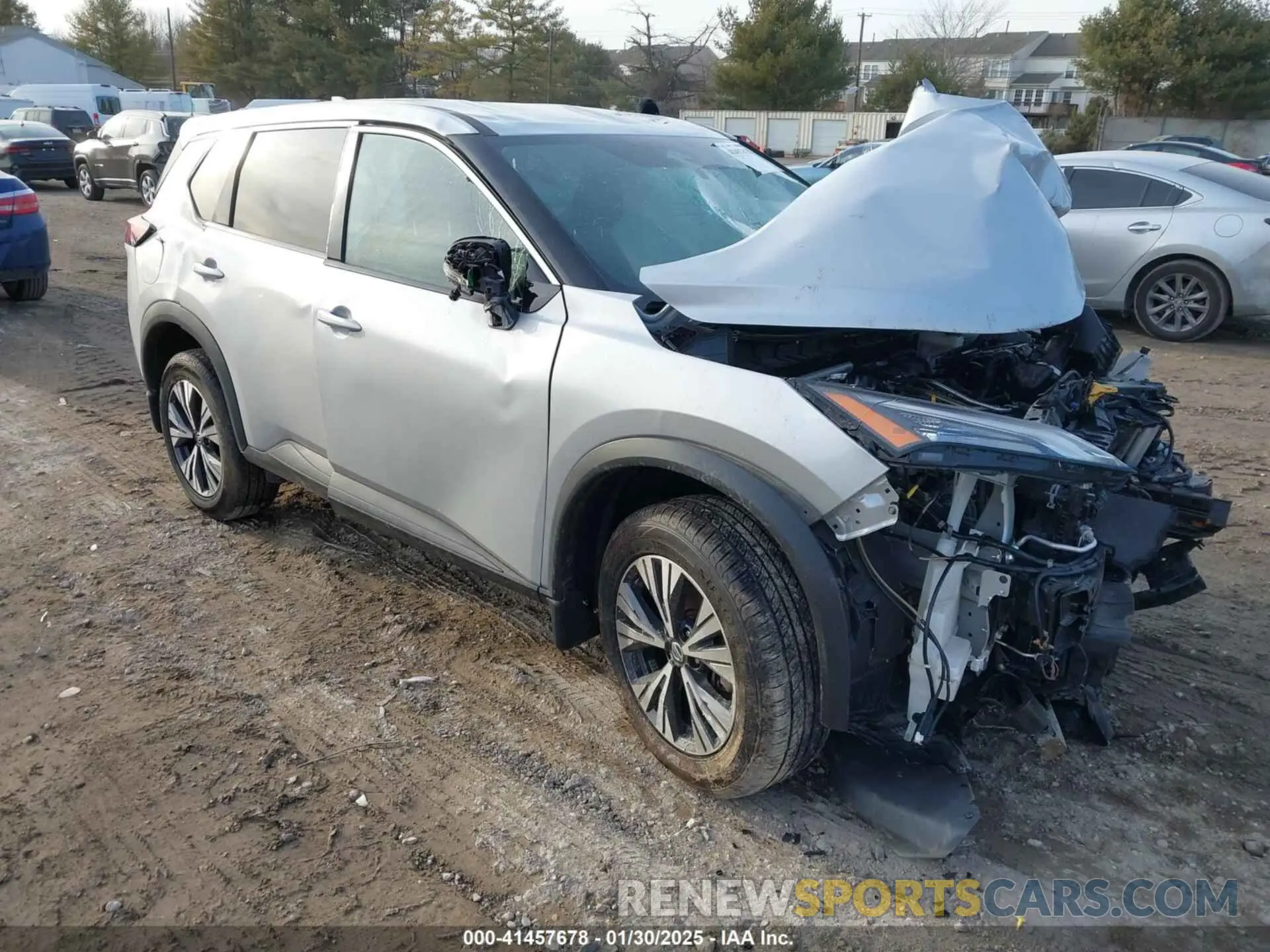 1 Photograph of a damaged car 5N1AT3BB4MC825244 NISSAN ROGUE 2021