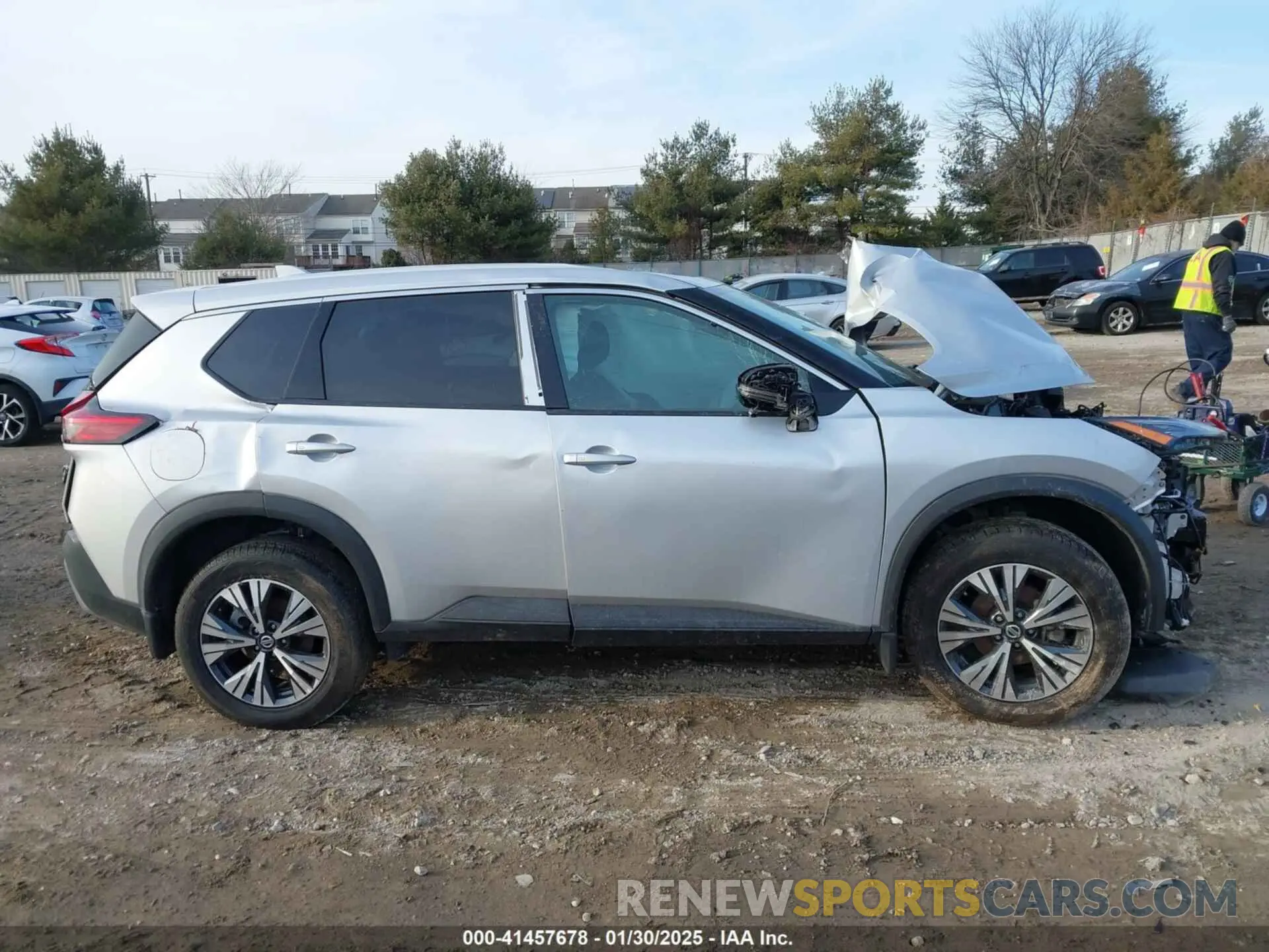 13 Photograph of a damaged car 5N1AT3BB4MC825244 NISSAN ROGUE 2021