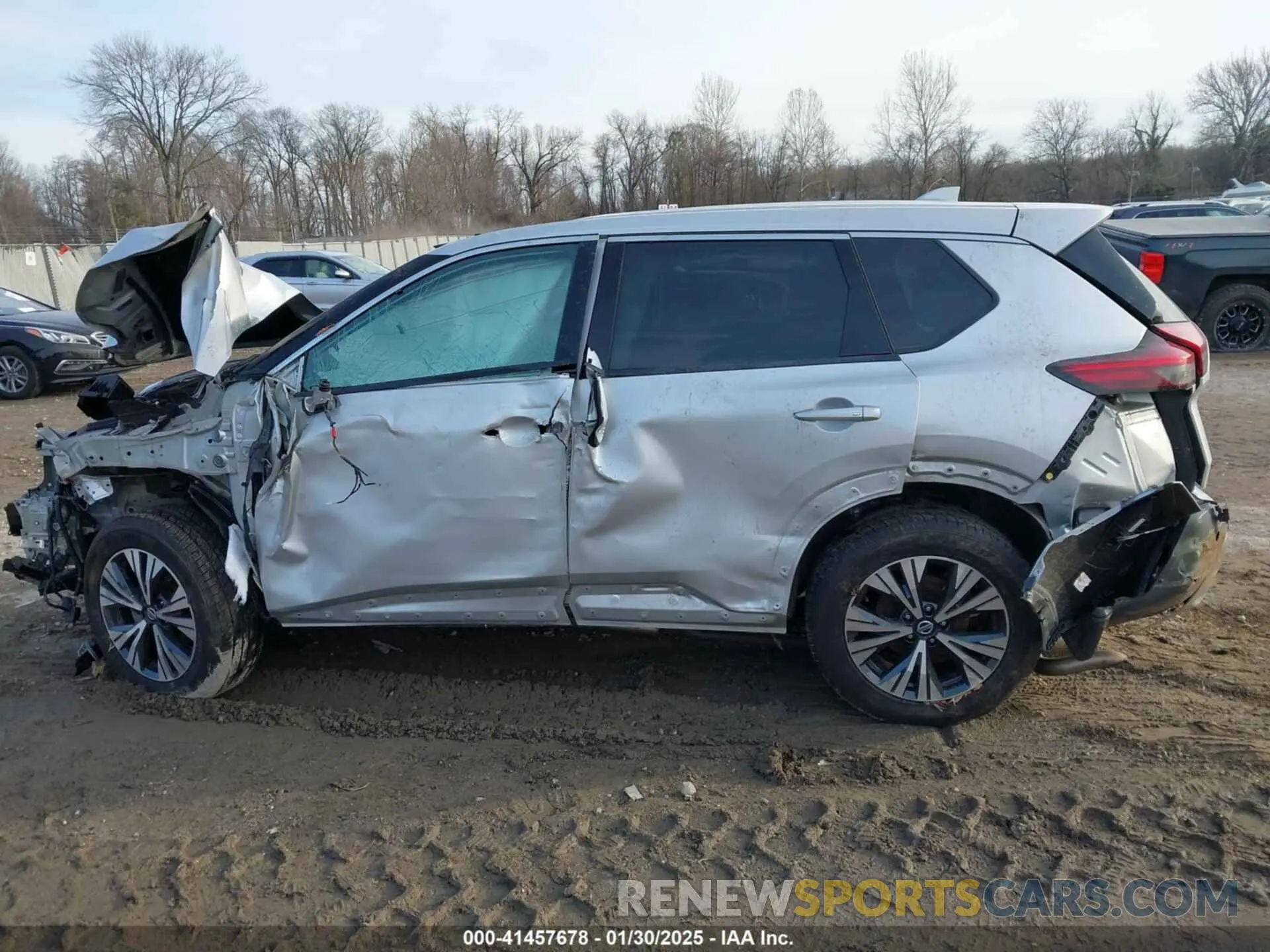 14 Photograph of a damaged car 5N1AT3BB4MC825244 NISSAN ROGUE 2021