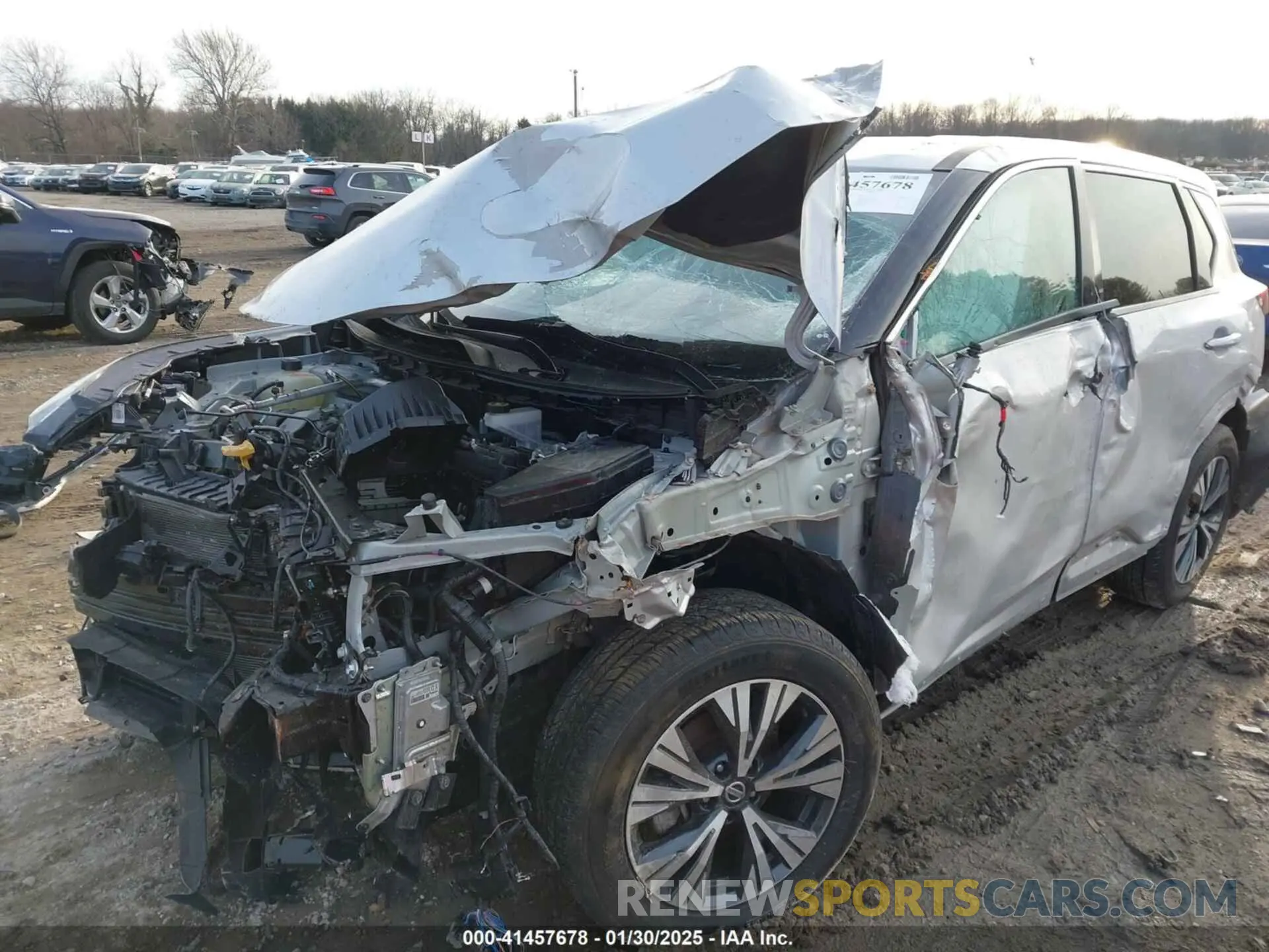 19 Photograph of a damaged car 5N1AT3BB4MC825244 NISSAN ROGUE 2021
