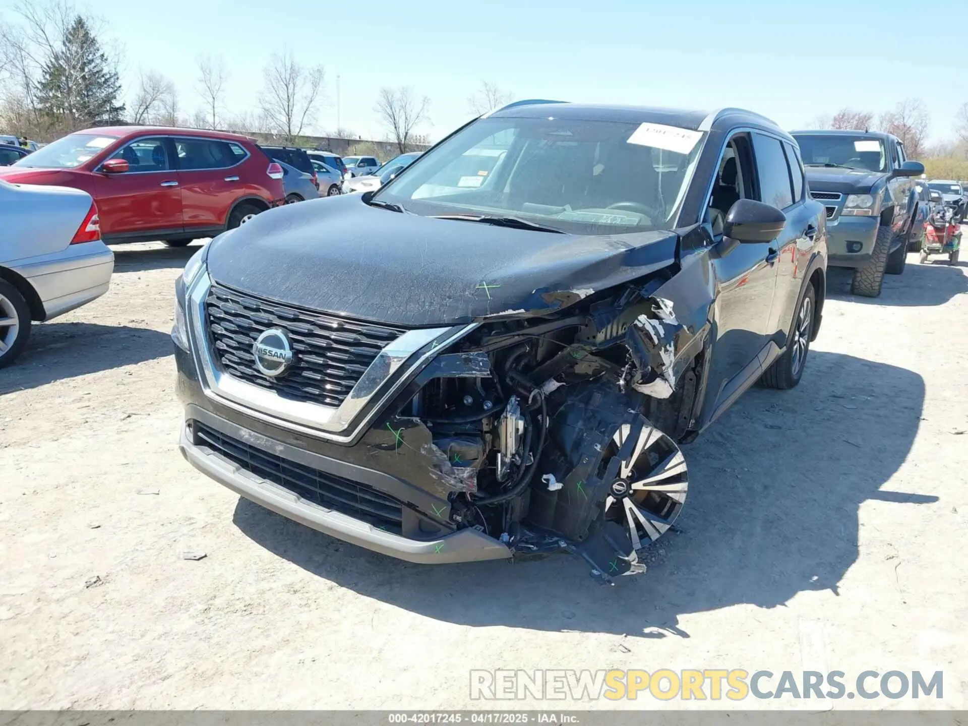 2 Photograph of a damaged car 5N1AT3BB5MC692798 NISSAN ROGUE 2021