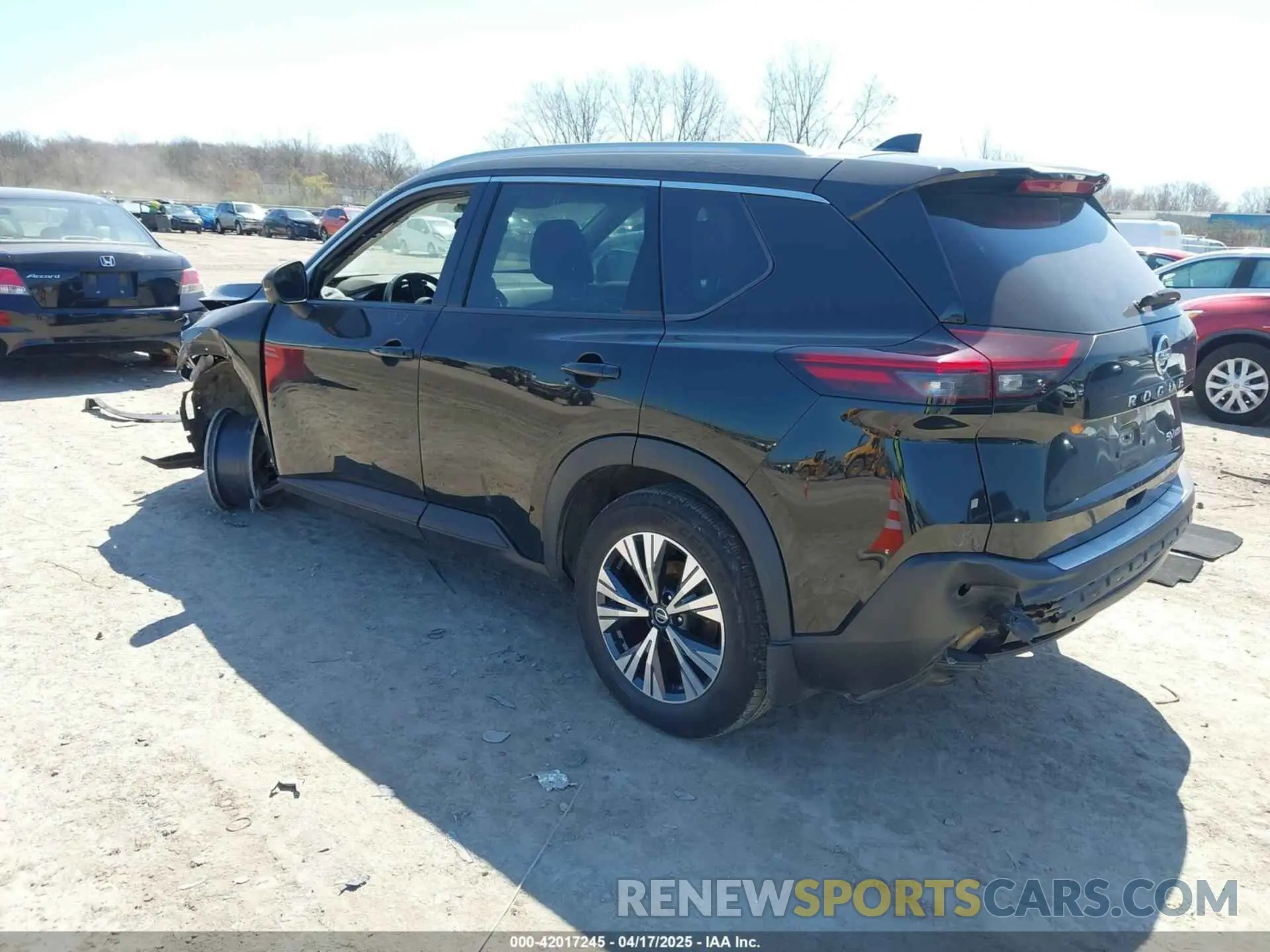 3 Photograph of a damaged car 5N1AT3BB5MC692798 NISSAN ROGUE 2021