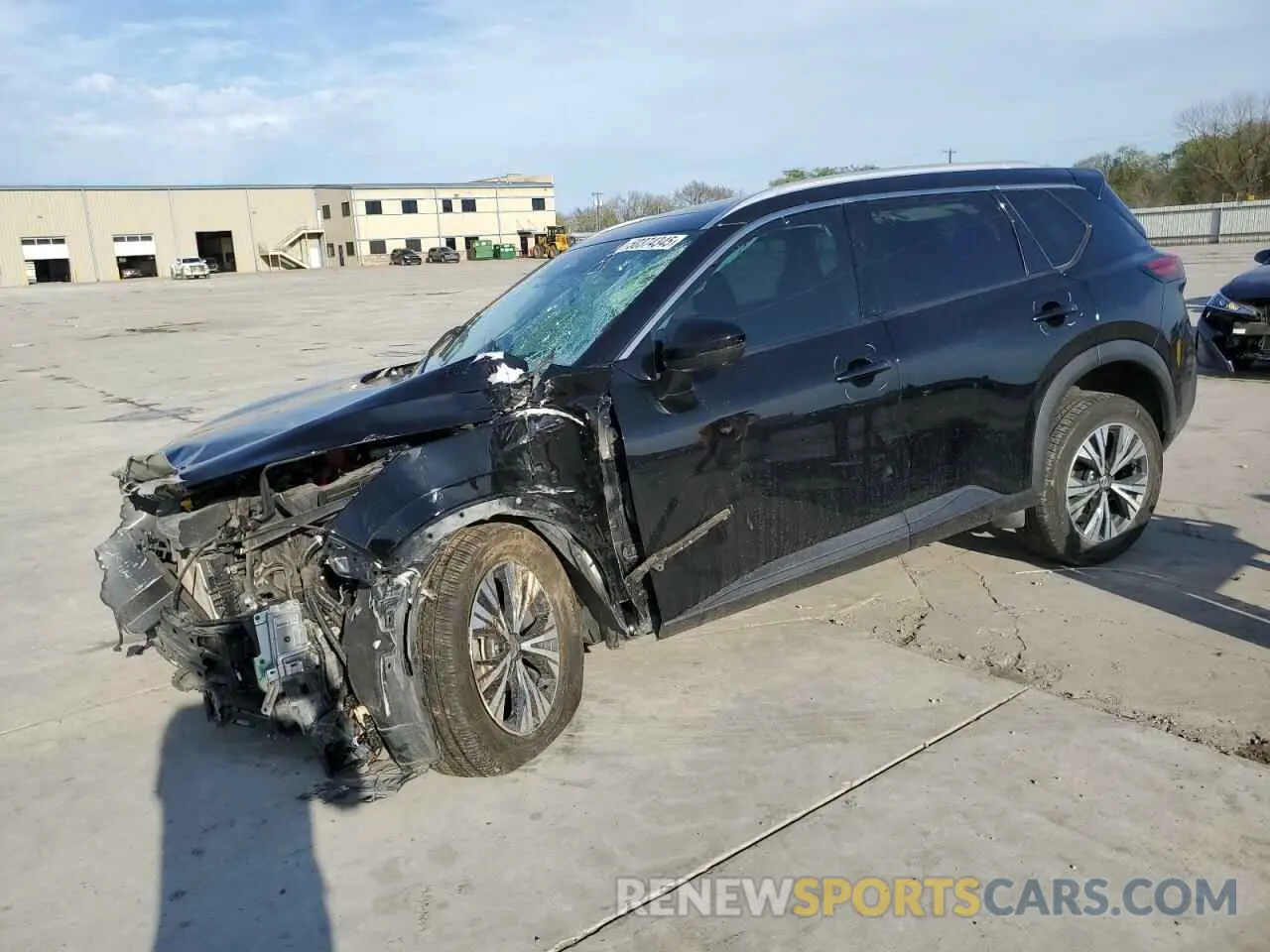 1 Photograph of a damaged car 5N1AT3BB5MC703895 NISSAN ROGUE 2021