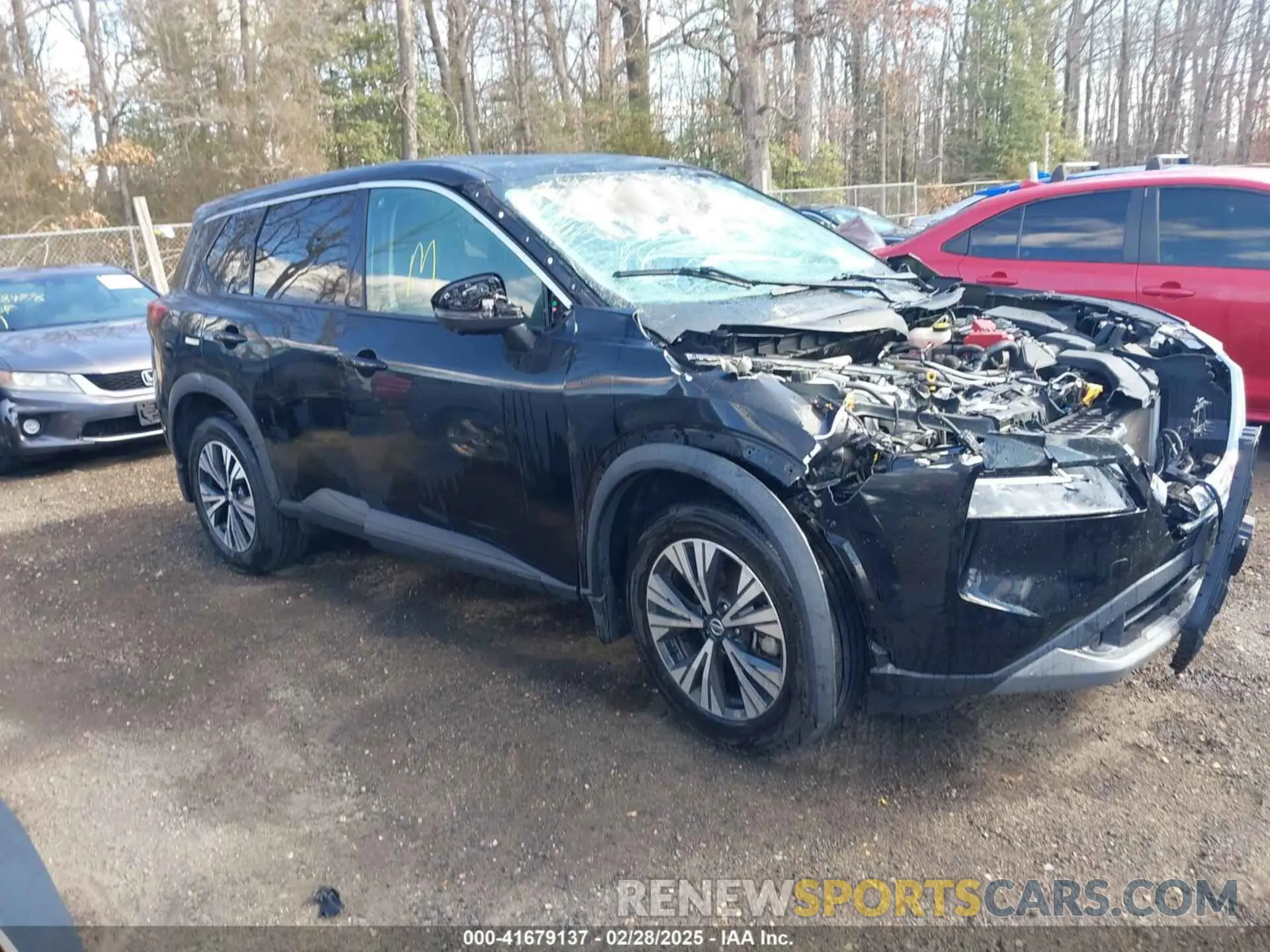 1 Photograph of a damaged car 5N1AT3BB5MC734838 NISSAN ROGUE 2021