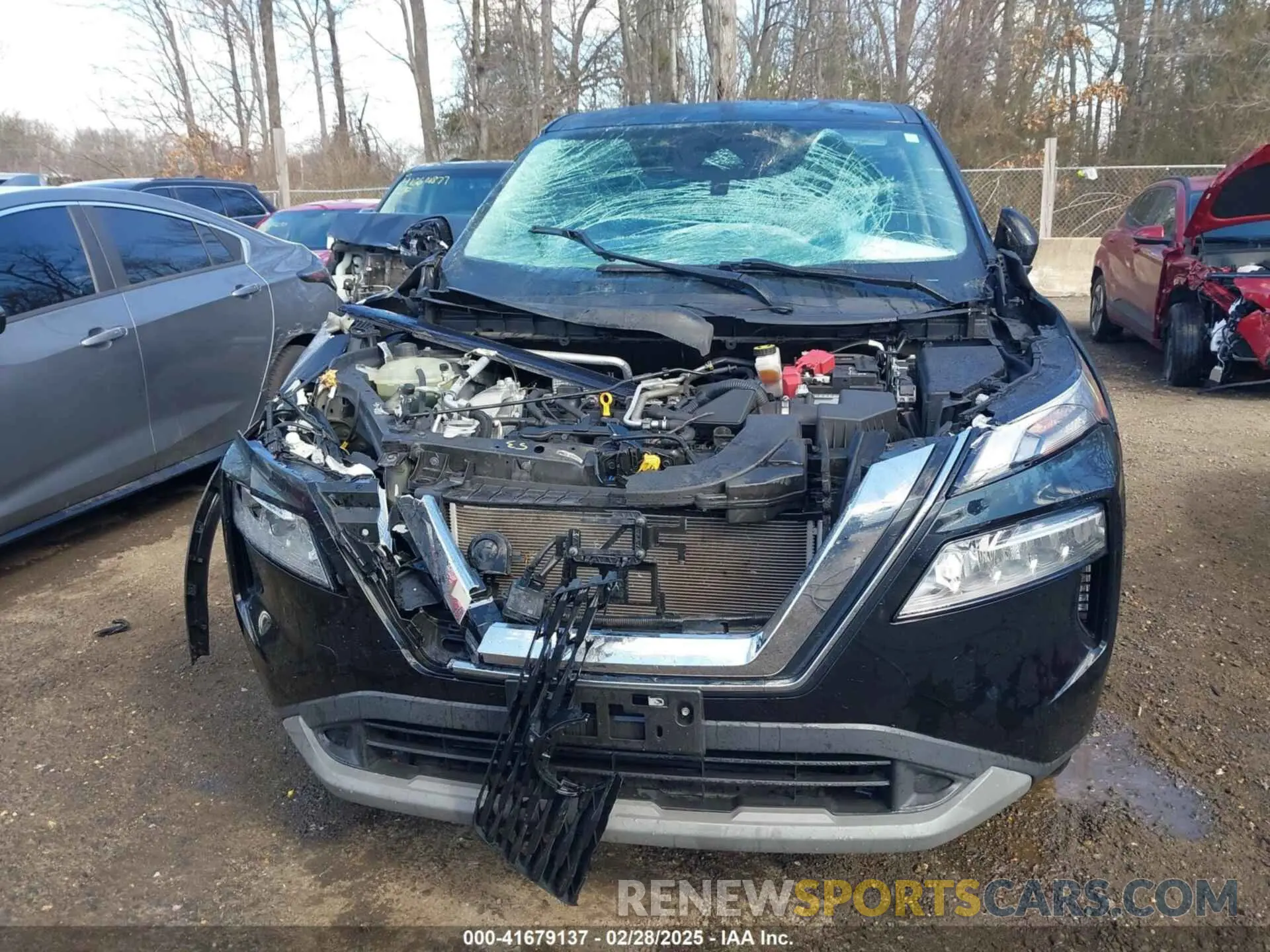 12 Photograph of a damaged car 5N1AT3BB5MC734838 NISSAN ROGUE 2021