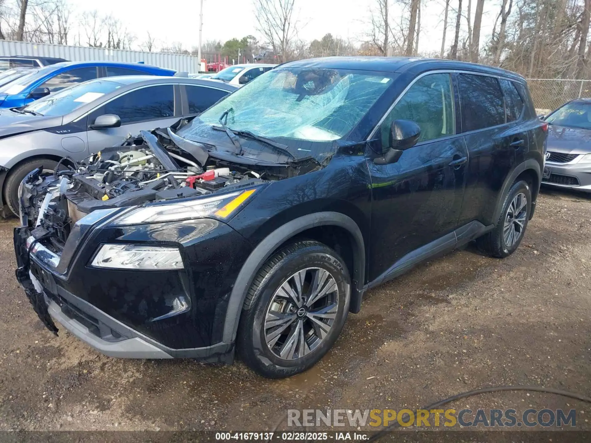 2 Photograph of a damaged car 5N1AT3BB5MC734838 NISSAN ROGUE 2021