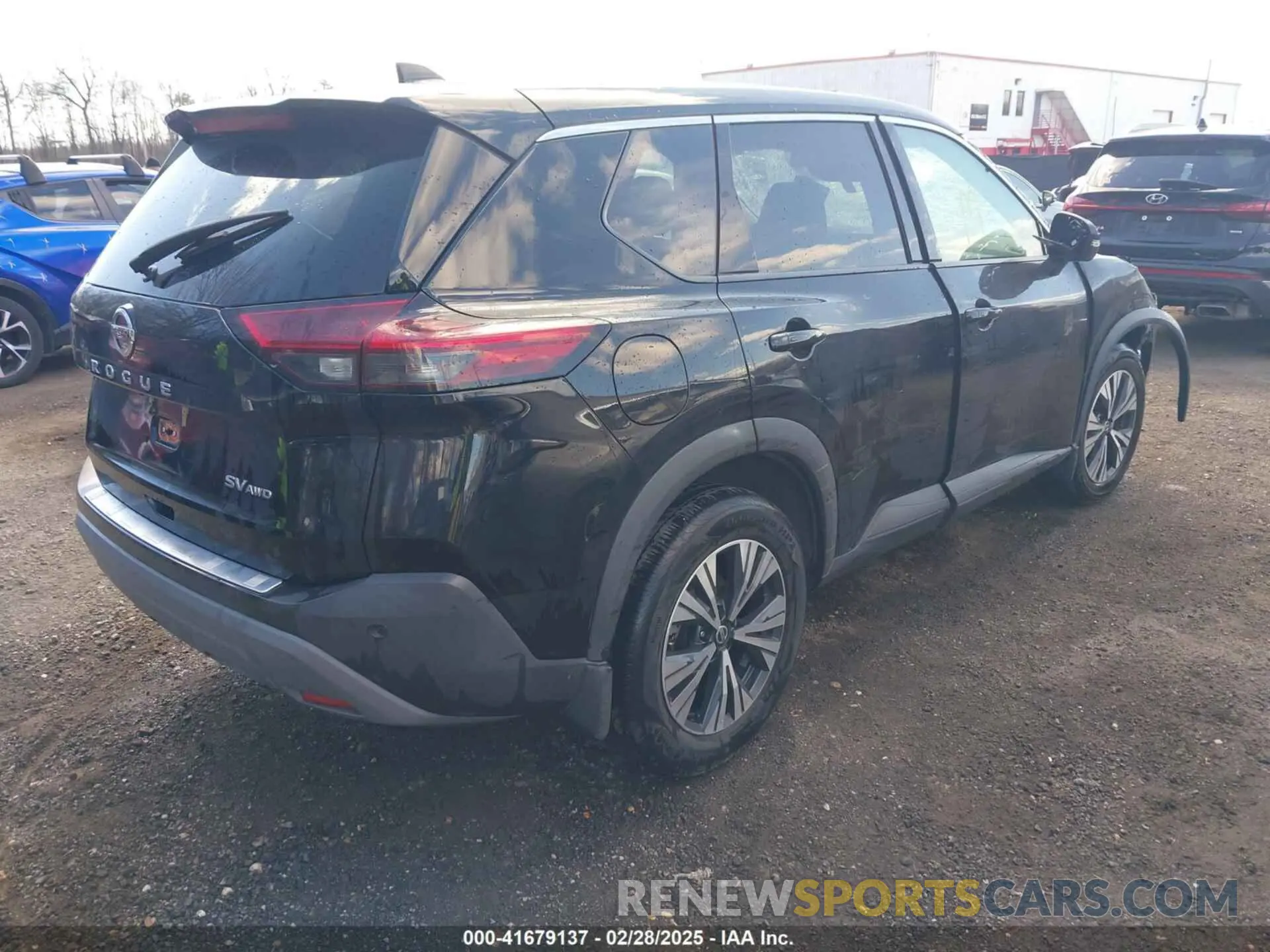 4 Photograph of a damaged car 5N1AT3BB5MC734838 NISSAN ROGUE 2021