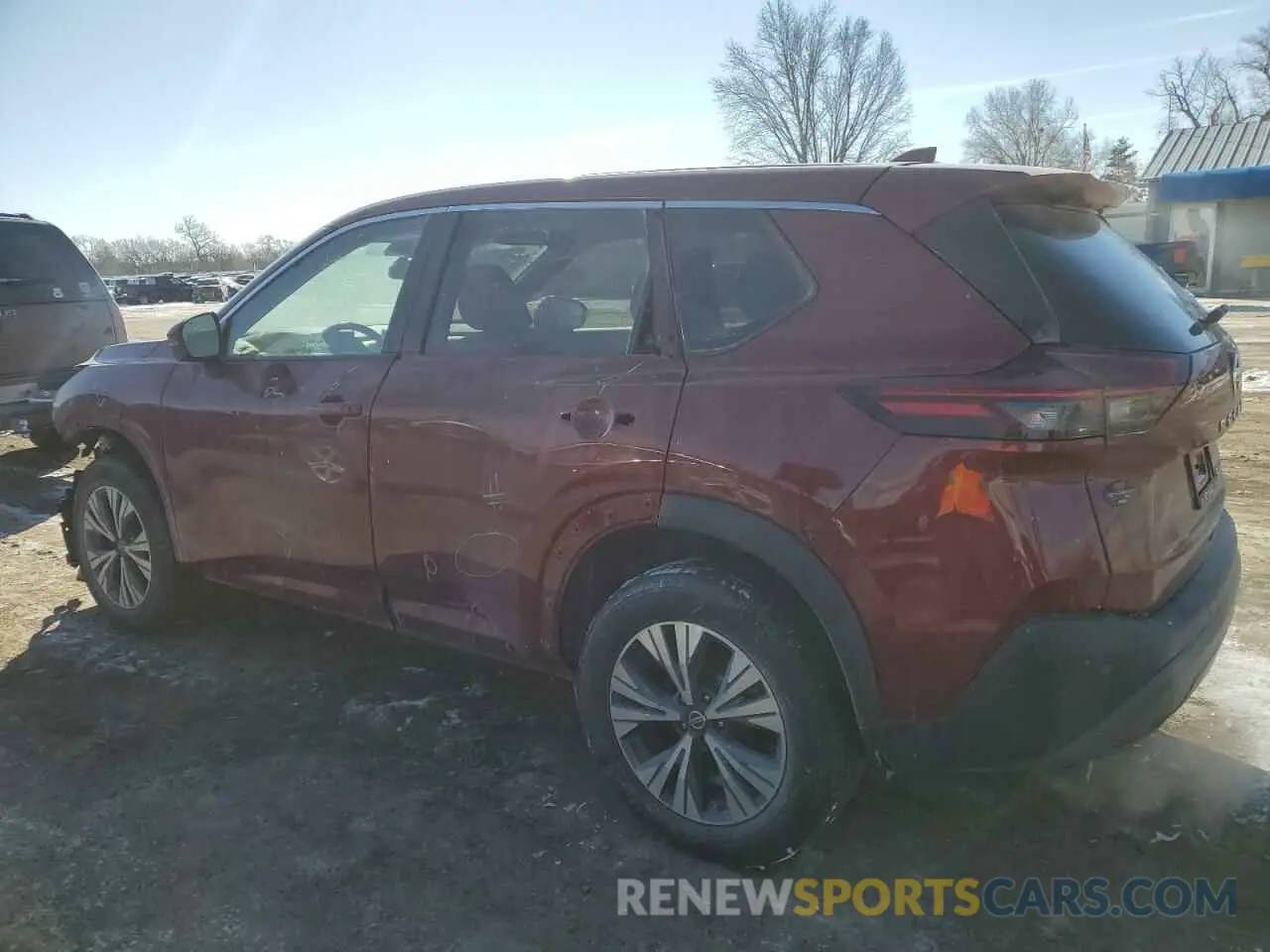 2 Photograph of a damaged car 5N1AT3BB5MC746665 NISSAN ROGUE 2021