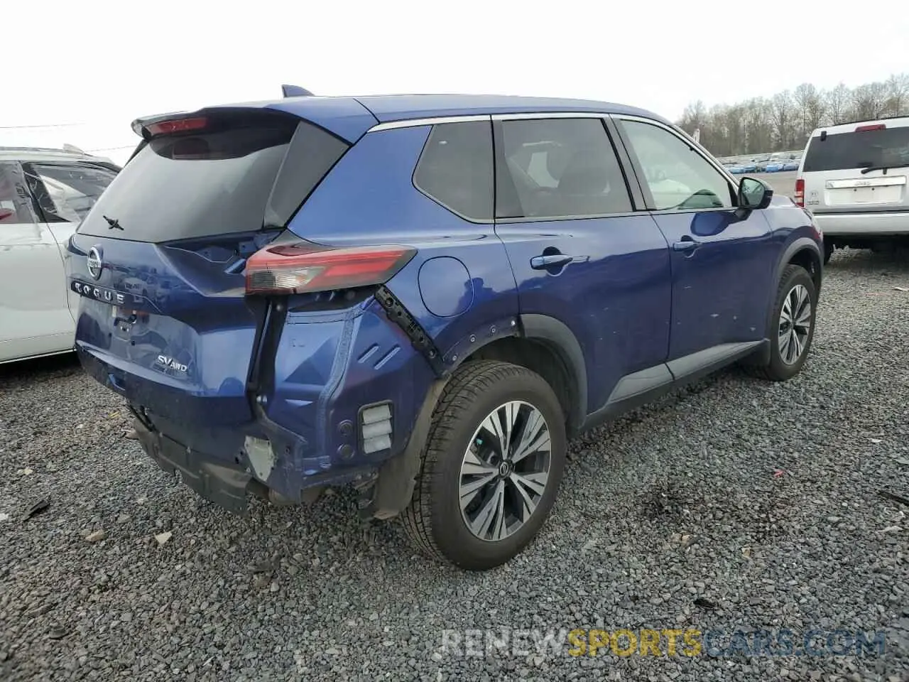 3 Photograph of a damaged car 5N1AT3BB5MC755057 NISSAN ROGUE 2021